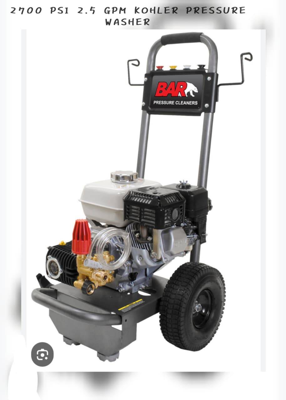 2700 PSI 2.5 GPM KOHLER Pressure Washer