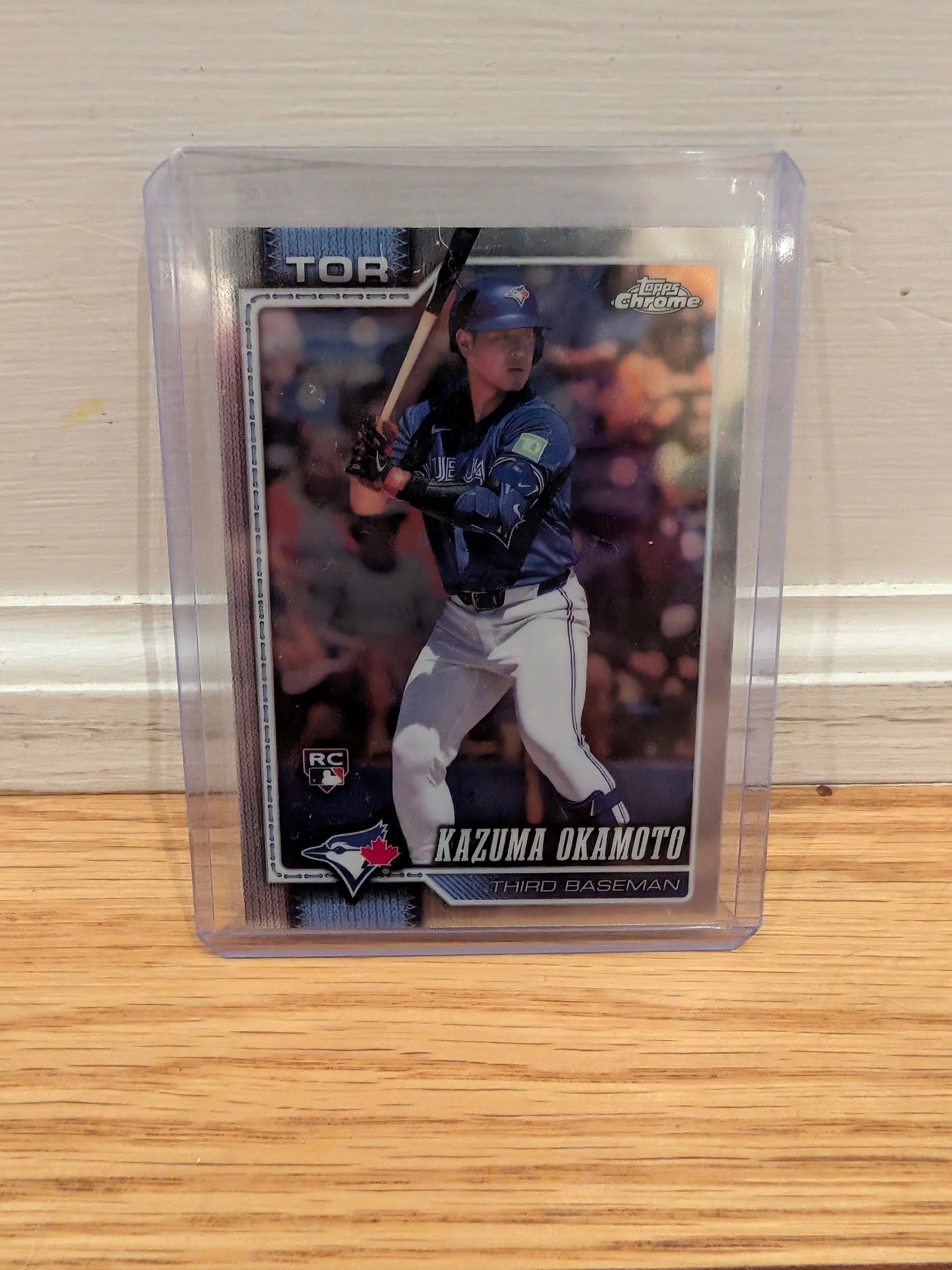 2026 Topps Chrome Baseball Card Kazuma Okamoto RC #78