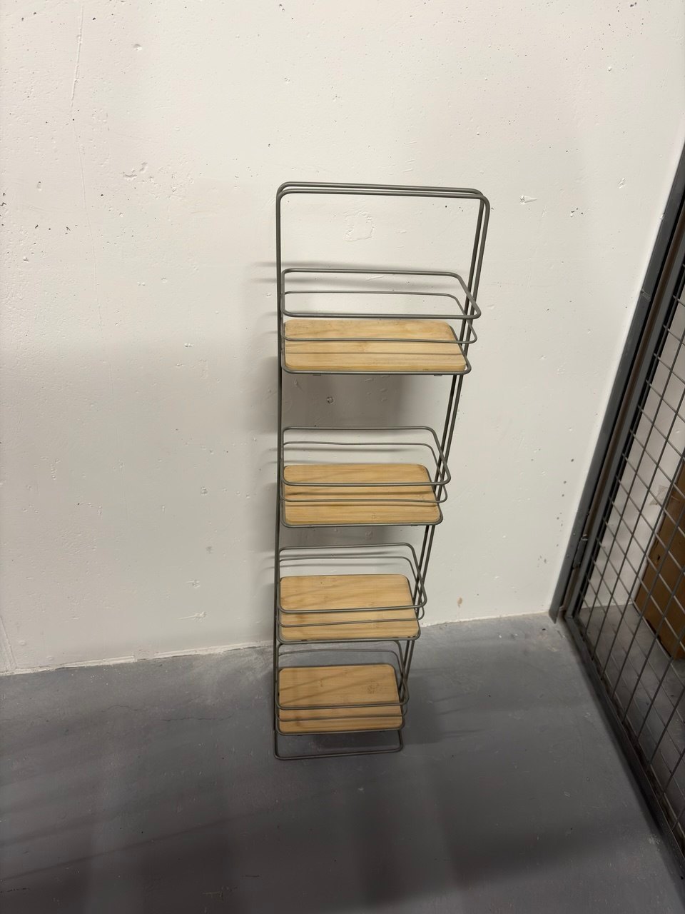 Metal/Wood Storage Shelf