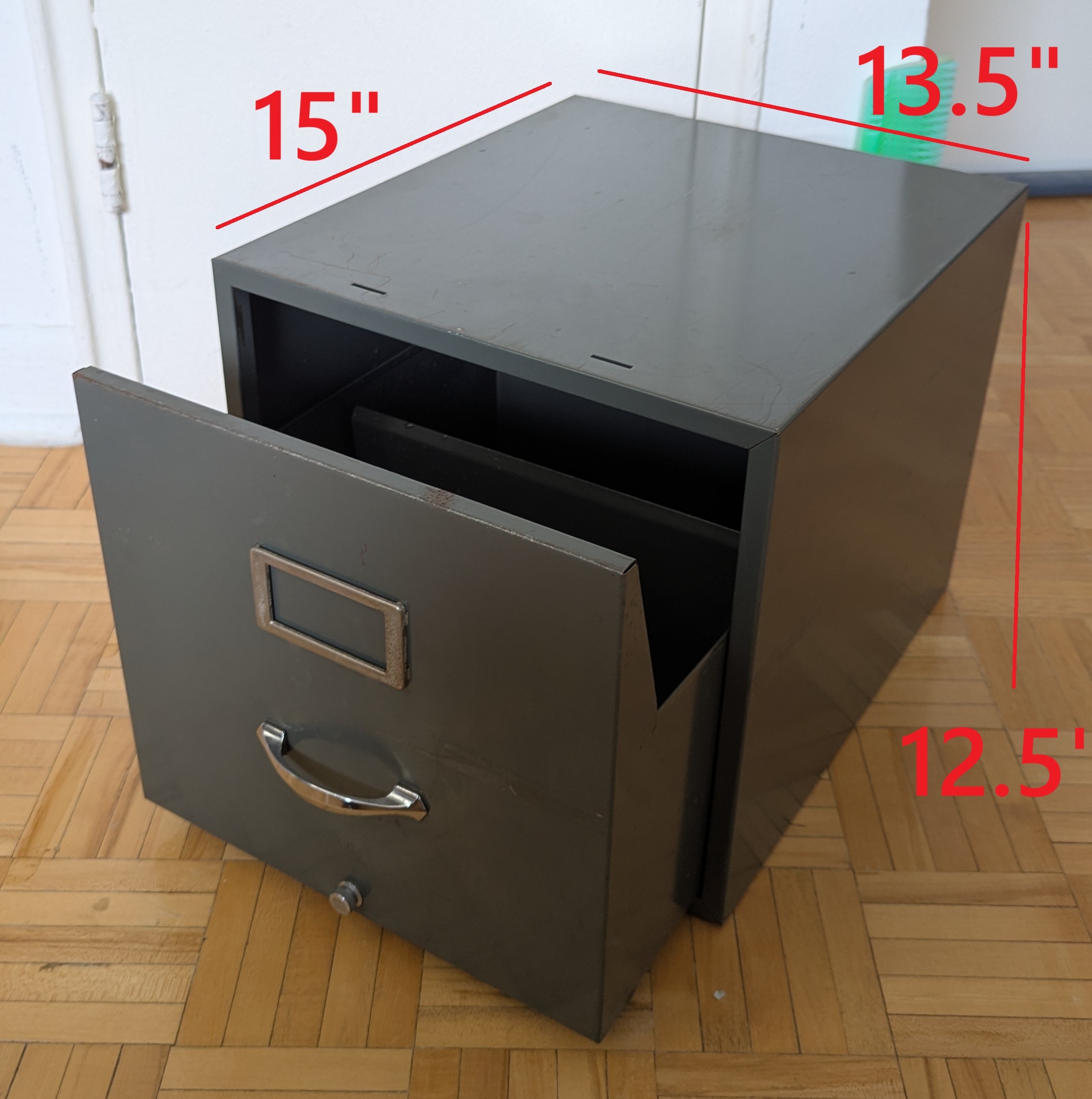 File Cabinet, Heavy Duty Office Steel Filing, Metal Box