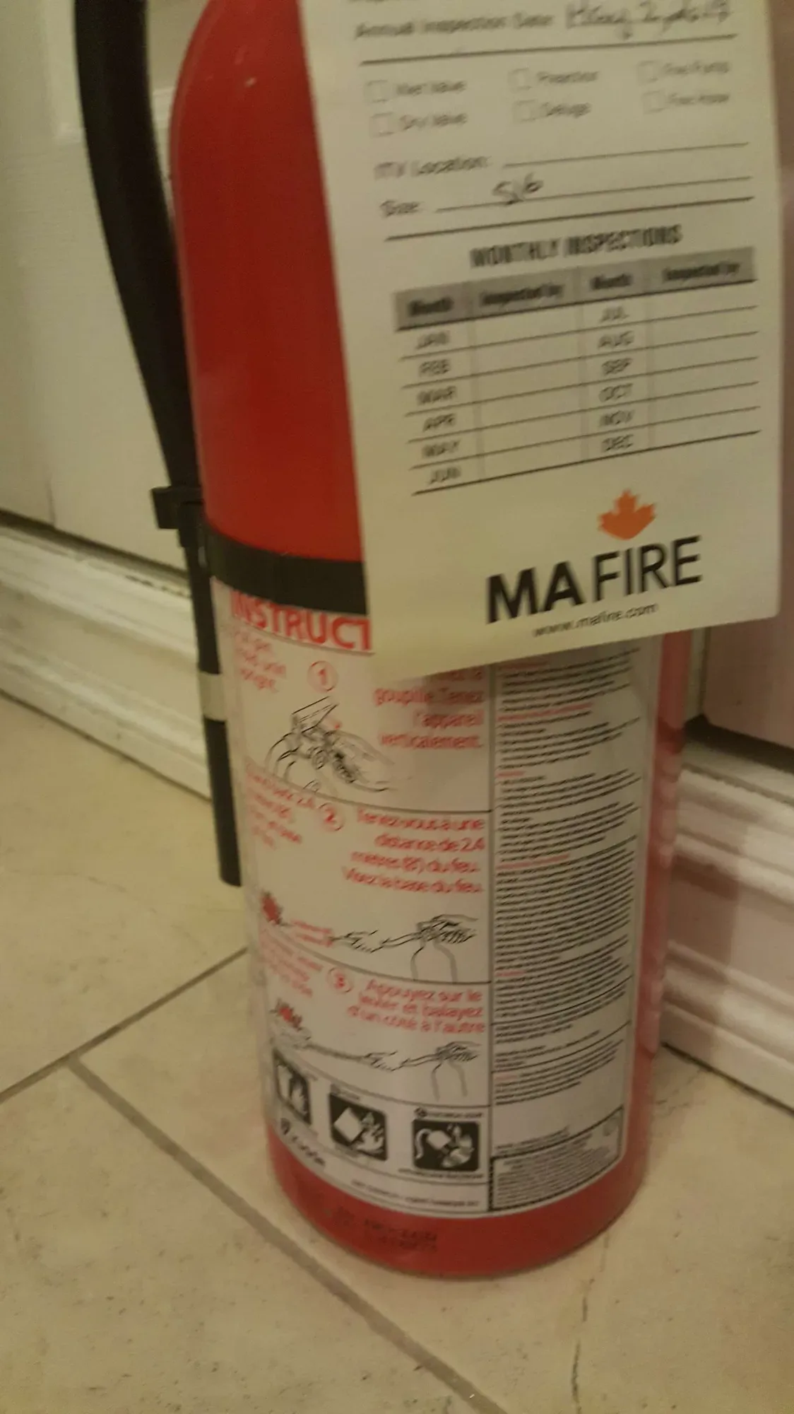 fire extinguisher