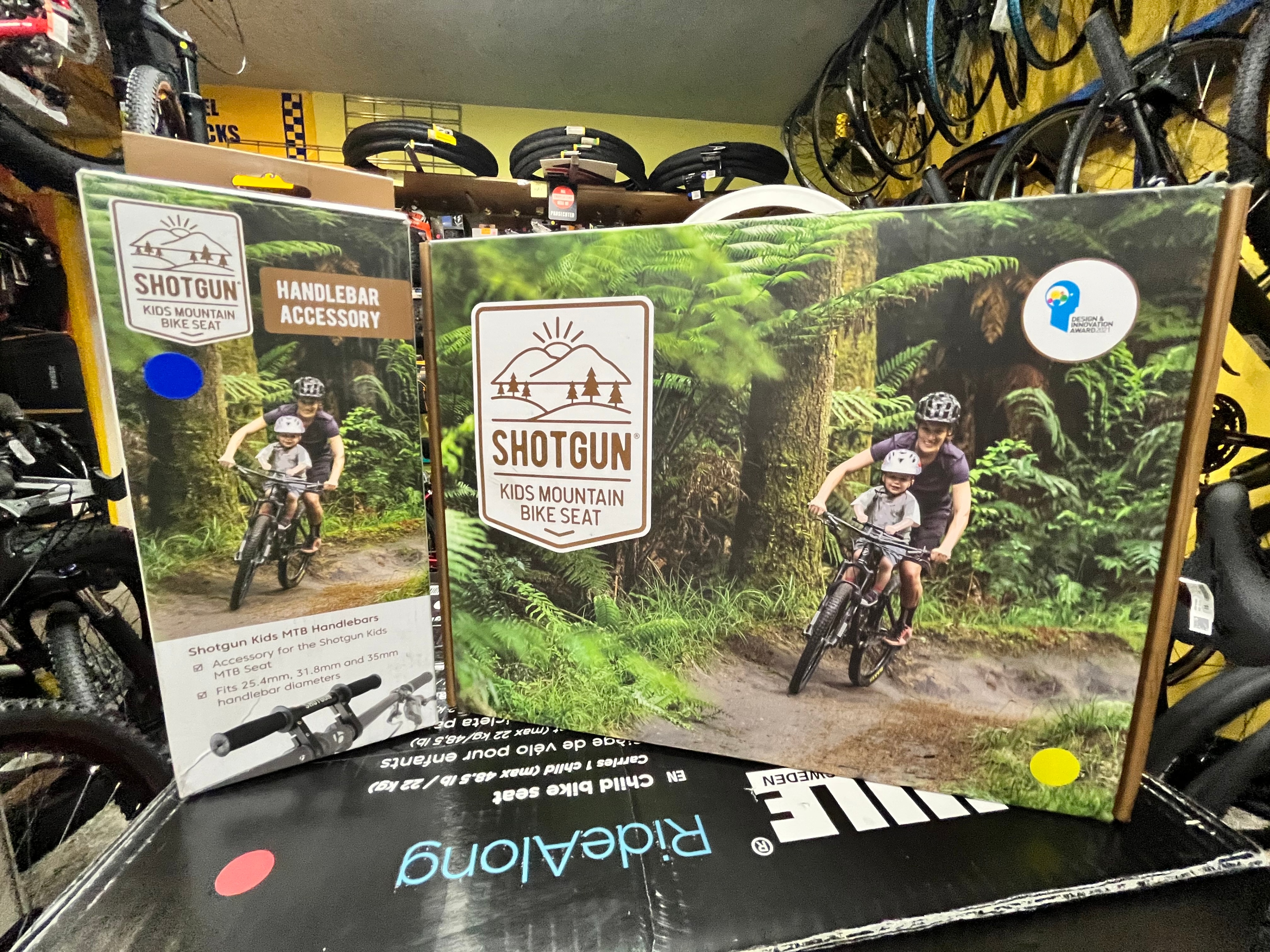 Shotgun Kids Mountain Bike Seat and  Handle Bar I 70$-290$/each