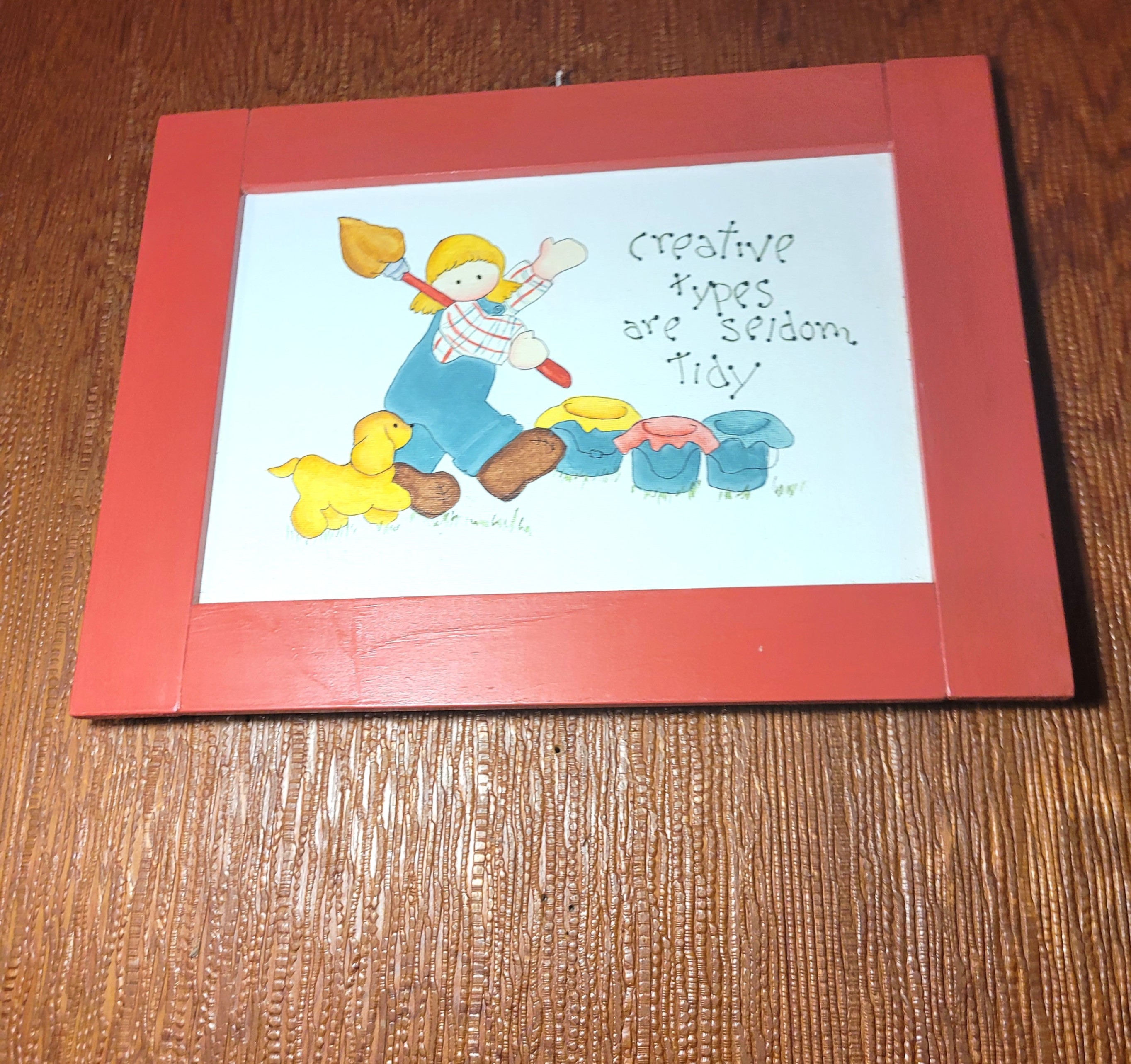 70s Creative Types Are Seldom Tidy Framed Print Wall Art Decor - photo 2