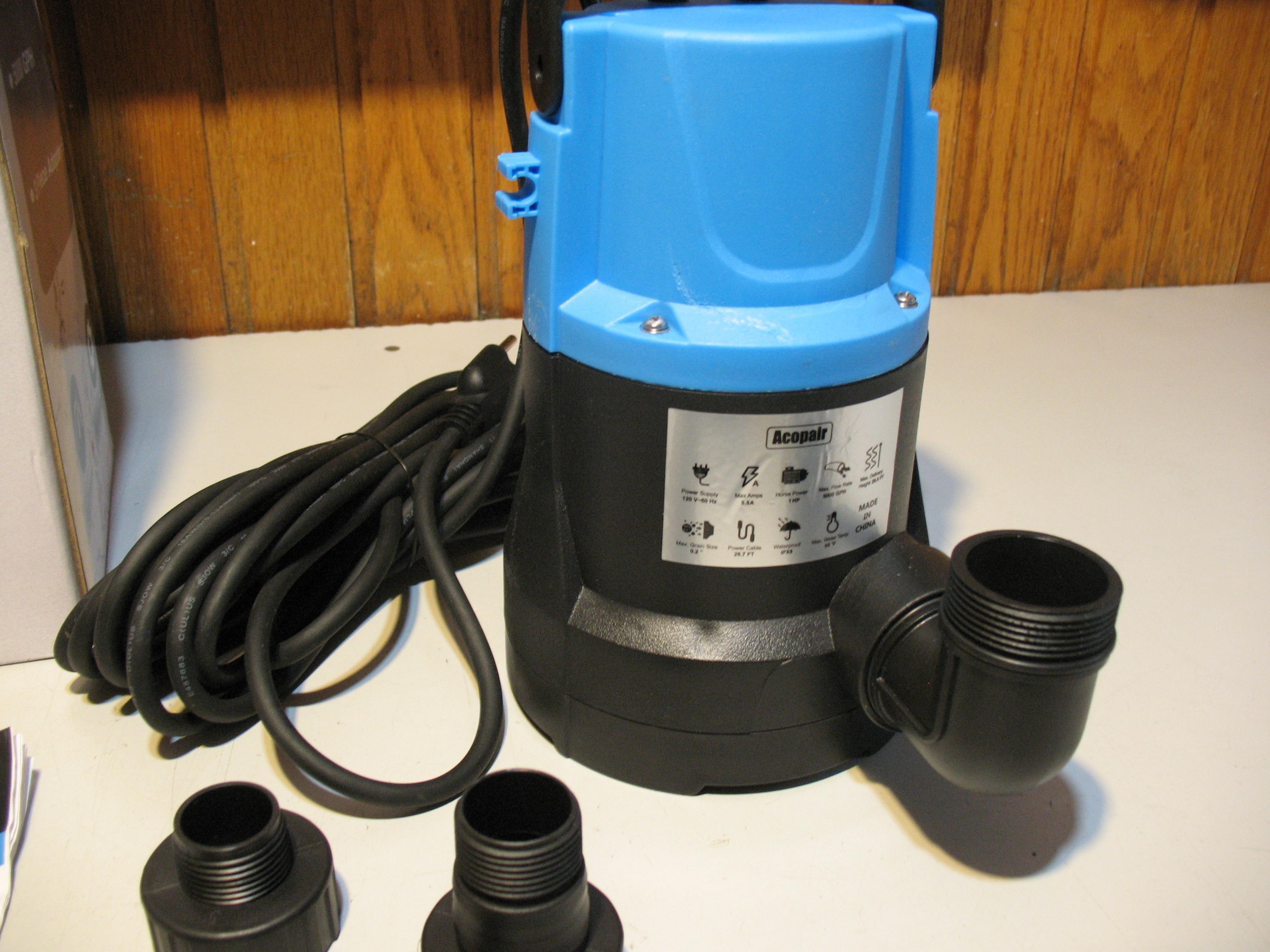 1 HP Pool Cover Pump, BRAND NEW - photo 4
