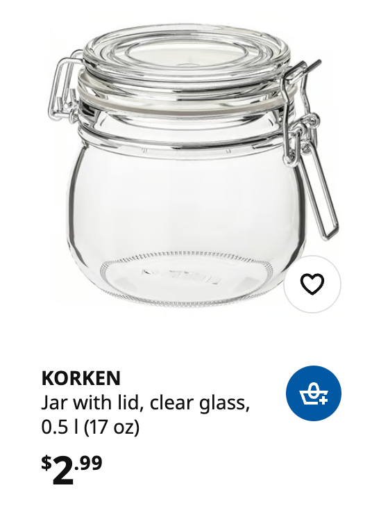 **IKEA Glass Storage Jars with Lids – Set of 3** - photo 2