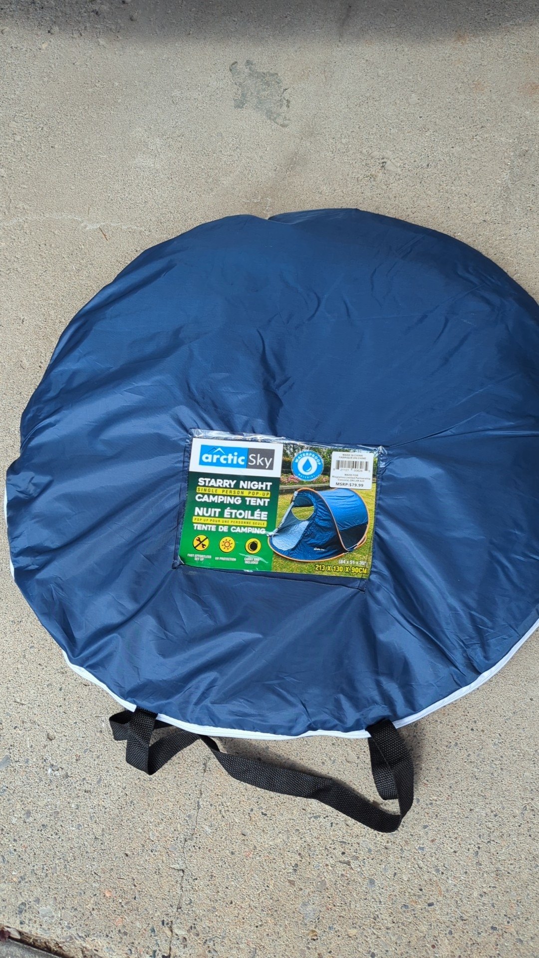 Arctic Sky Starry Night Pop-Up Tent