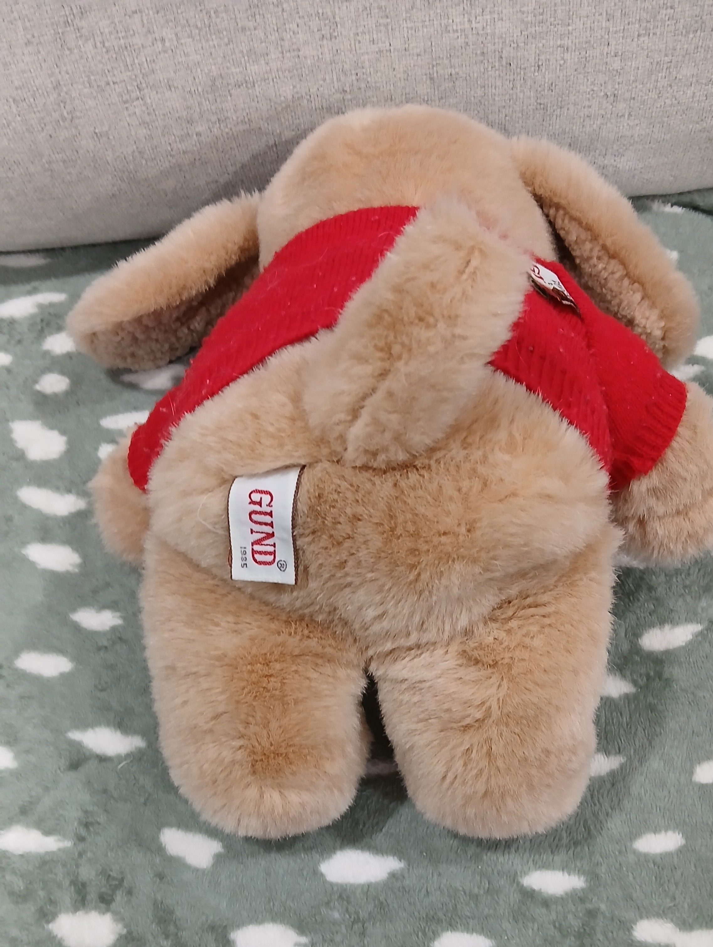 Vintage 1985 Gund Tender Puppy Plush, 12in. - photo 4