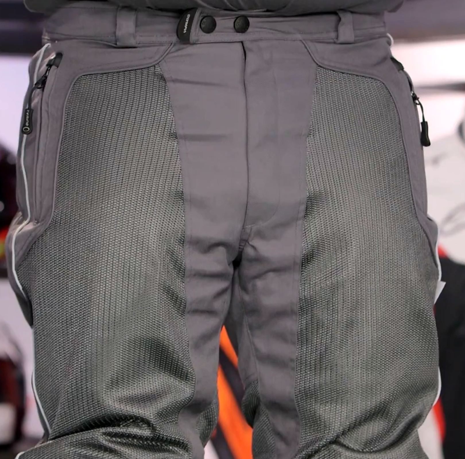OLYMPIA AIRGLIDE 4 MESH MOTORCYCLE PANTS SIZE 42 - LIKE NEW - photo 4