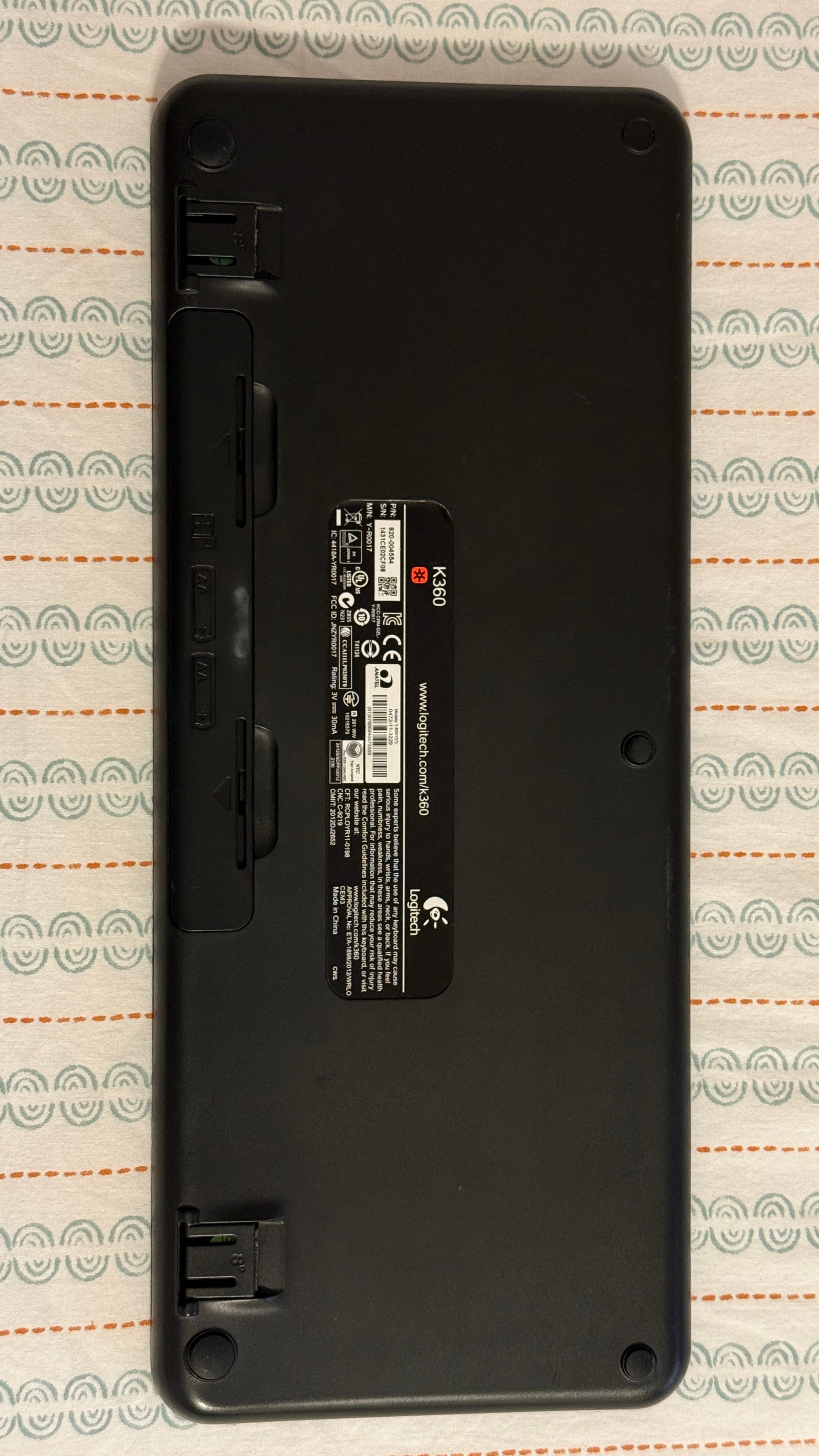 Logitech K360 Wireless Keyboard - photo 2