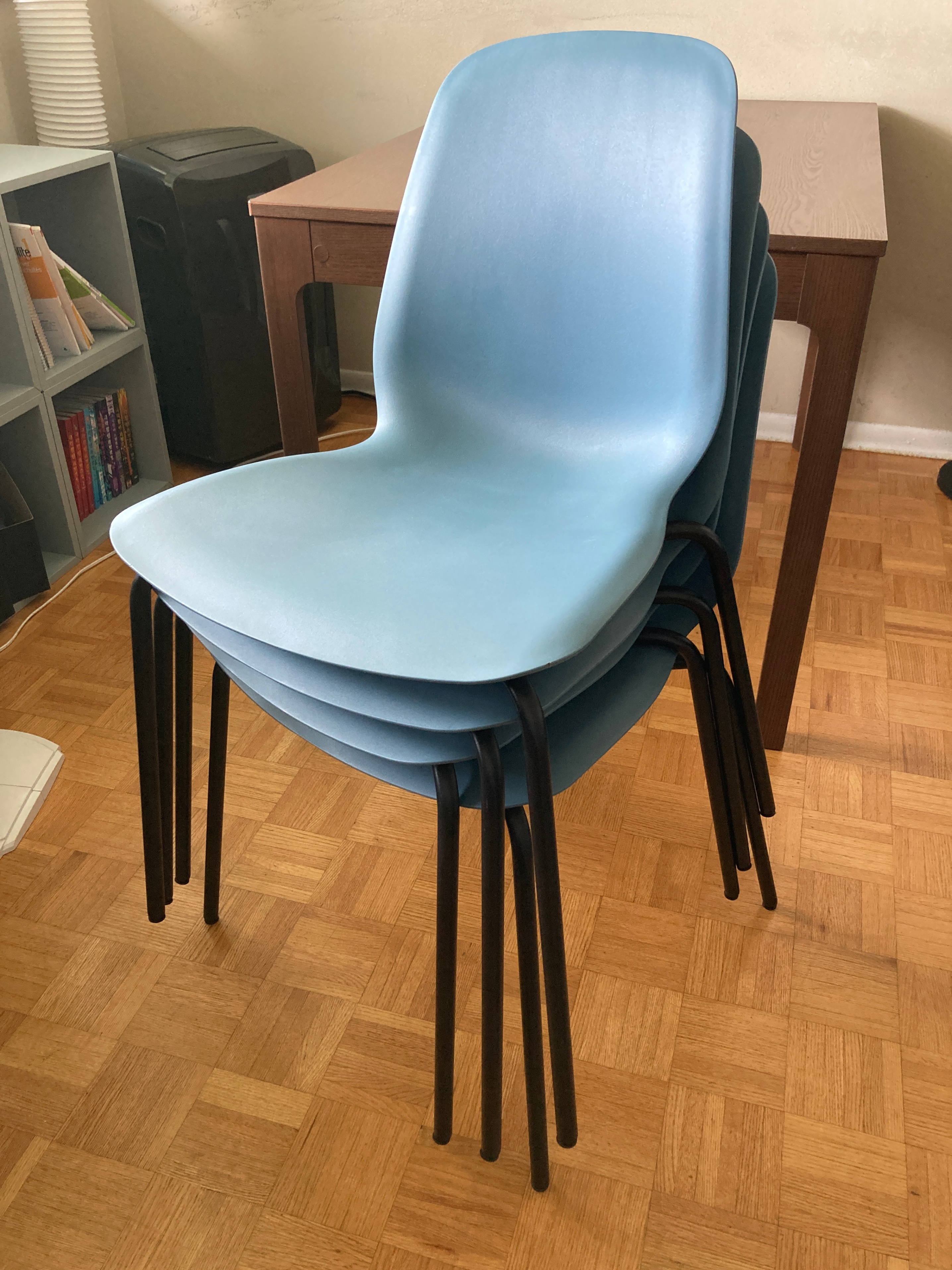 Set of 4 IKEA SKÅLSTA Chairs - Light Blue - photo 2