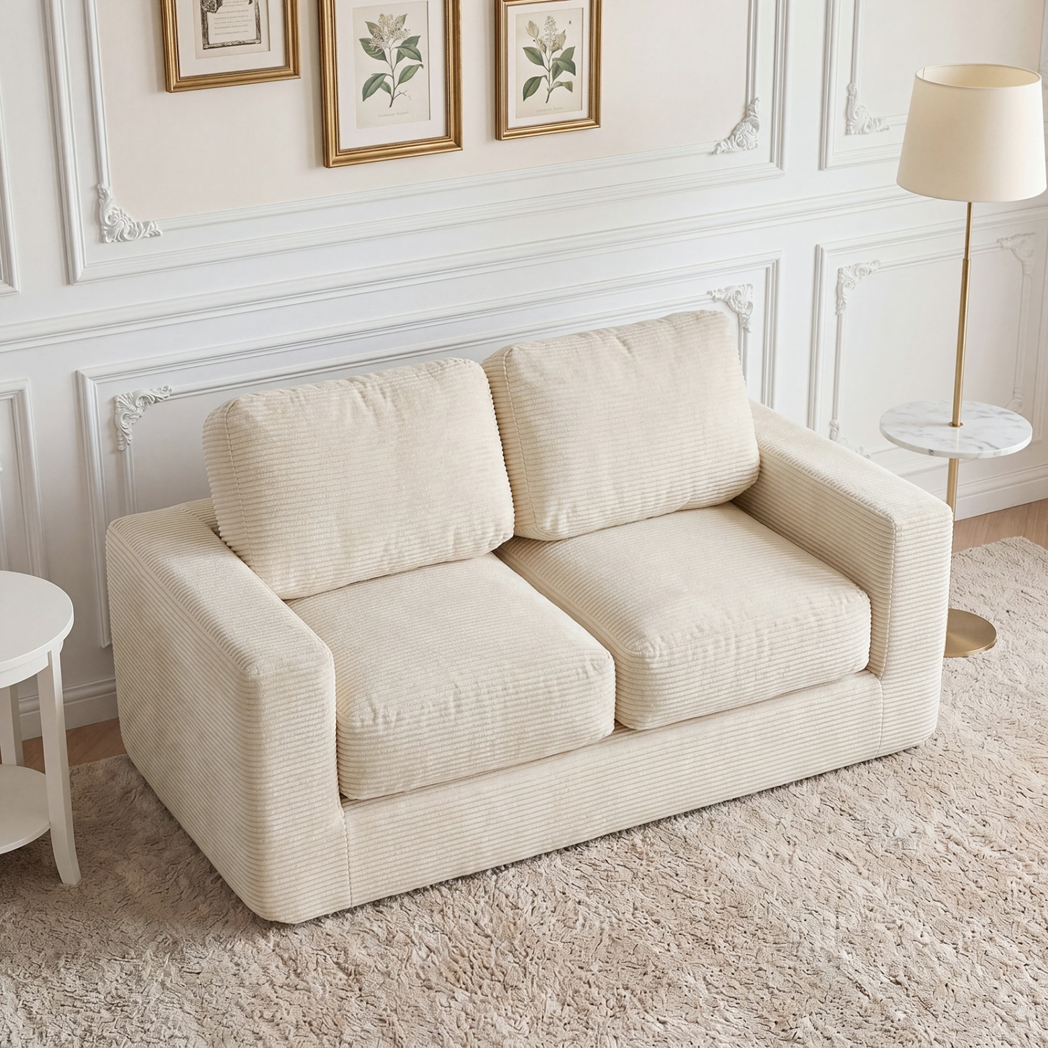 Foam Corduroy Loveseat *NEW* - photo 2