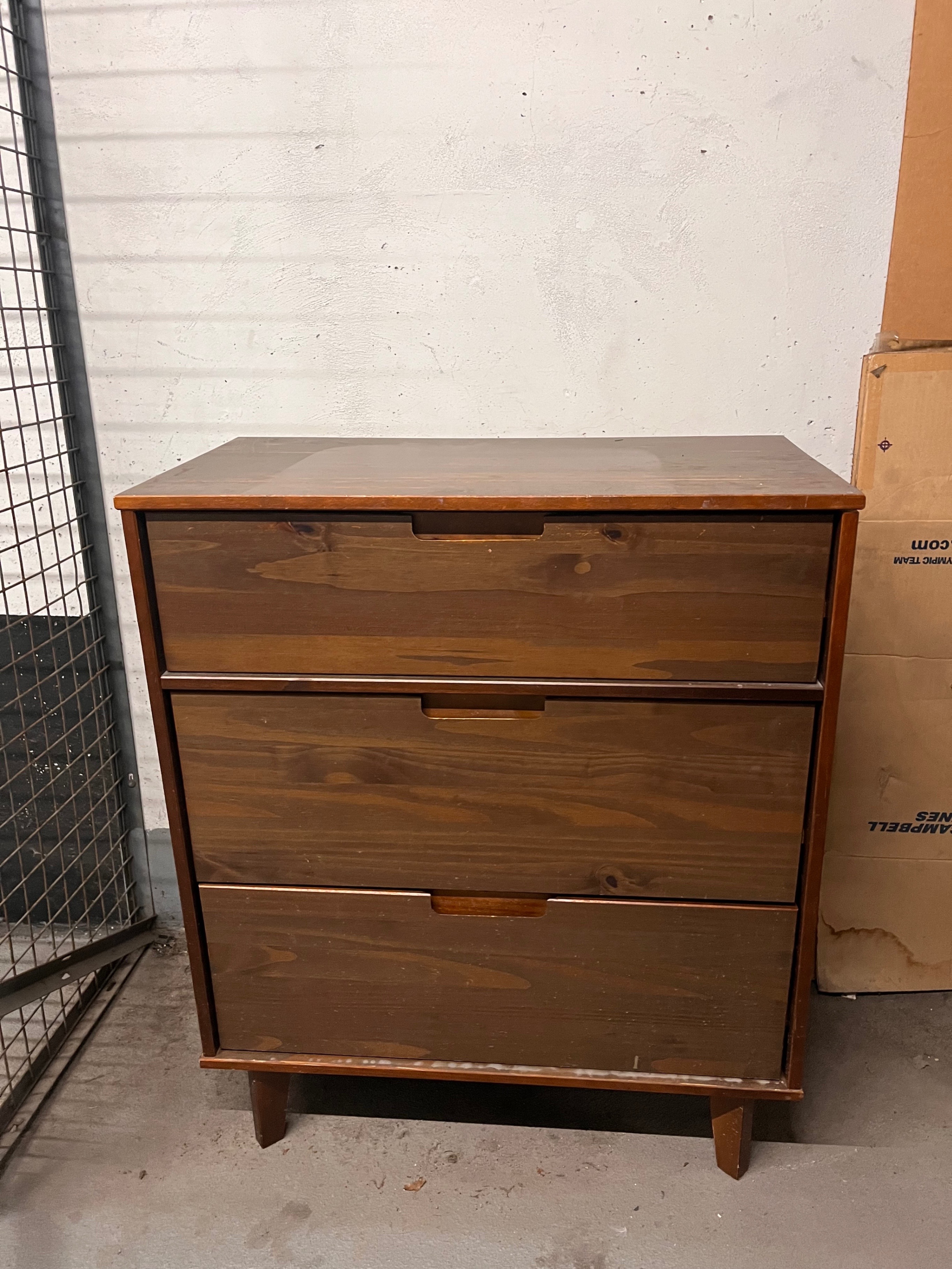 3-Drawer Wooden Dresser - photo 3