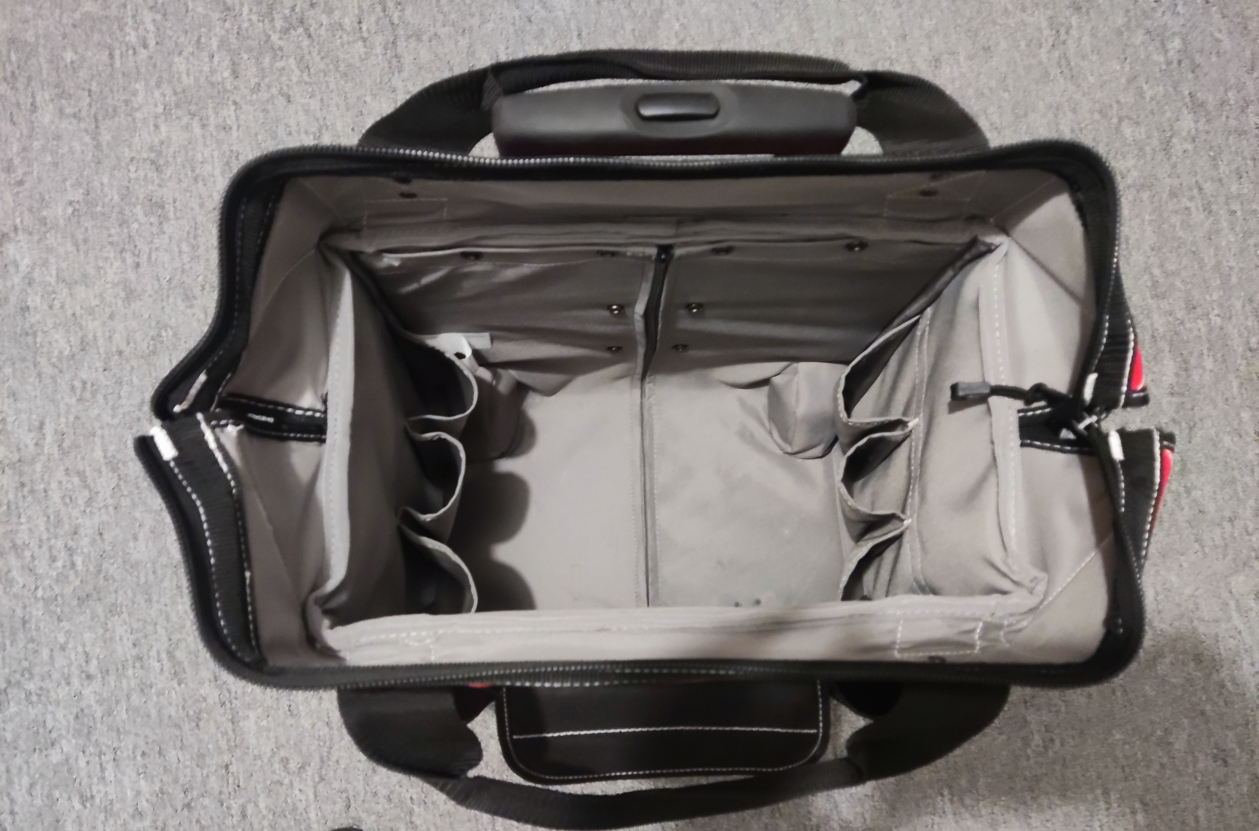 Like new Husky 14-inch Rolling Tool Tote - photo 3