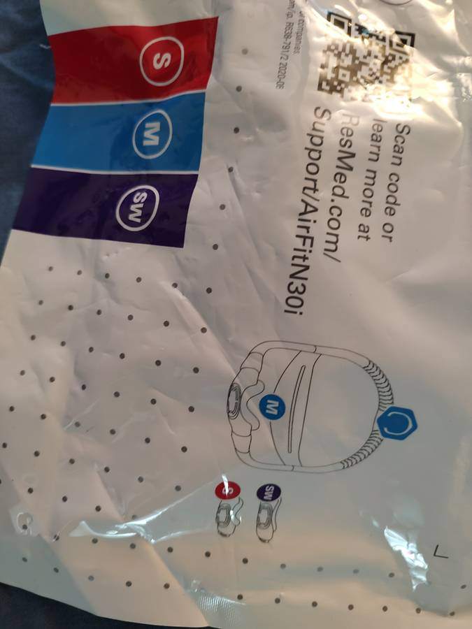 Brand New Resmed Airfit N30i CPAP nasal mask starter pack - photo 4