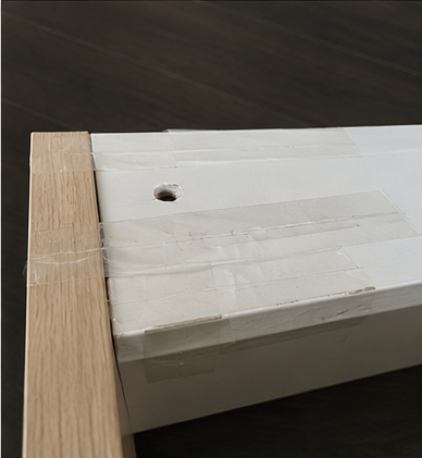 IKEA MALM Queen Bed Frame with 2 Storage Drawers – Oak Veneer - photo 3