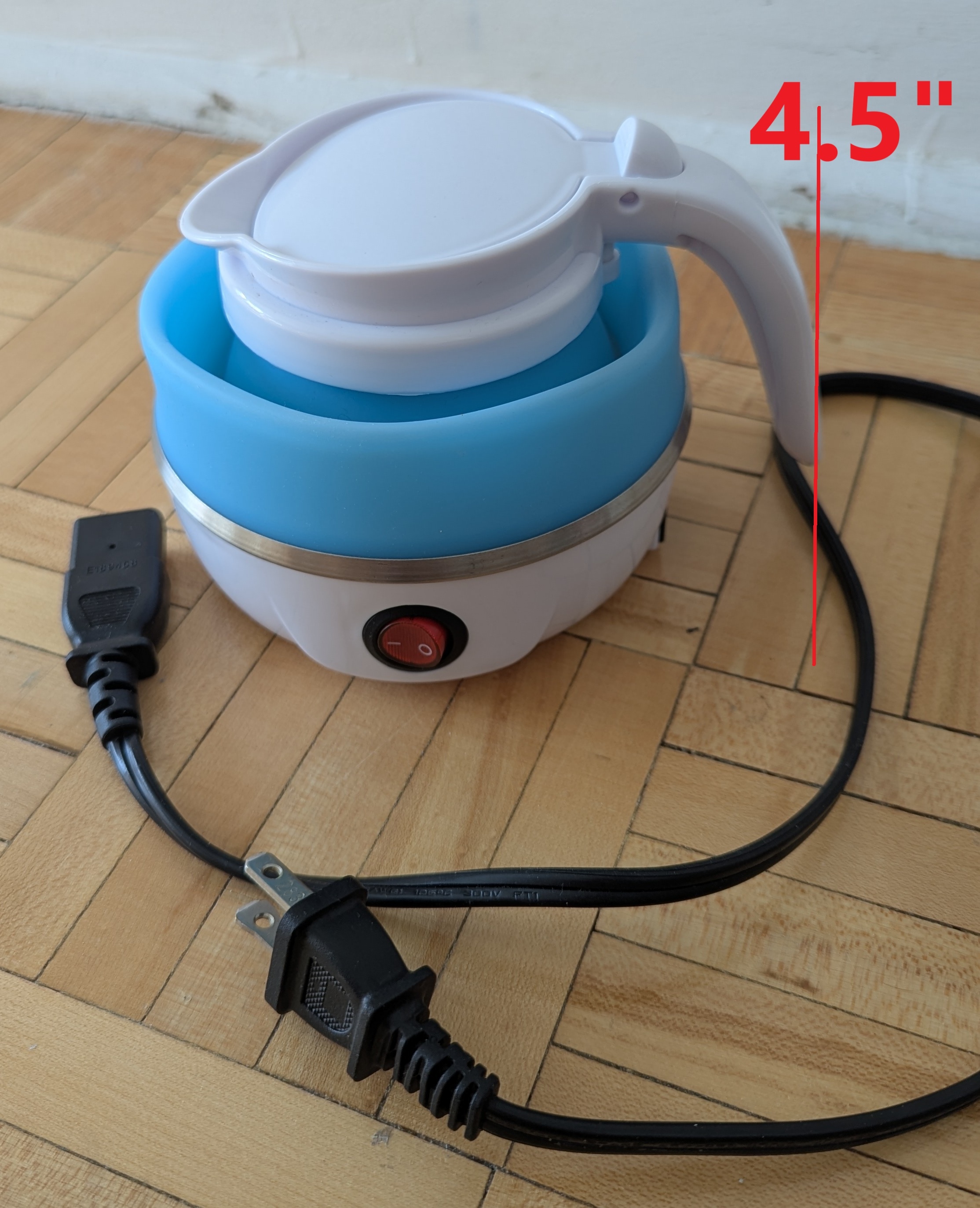 Folding Electric Kettle Collapsible Hot Water Kettle Coffee Tea - photo 2
