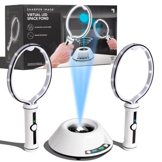Sharper Image Virtual LED Space Pong Game
