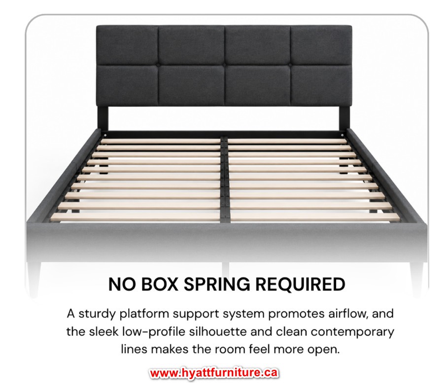 Brand new Queen Fabric Platform Bed only $198 - photo 5