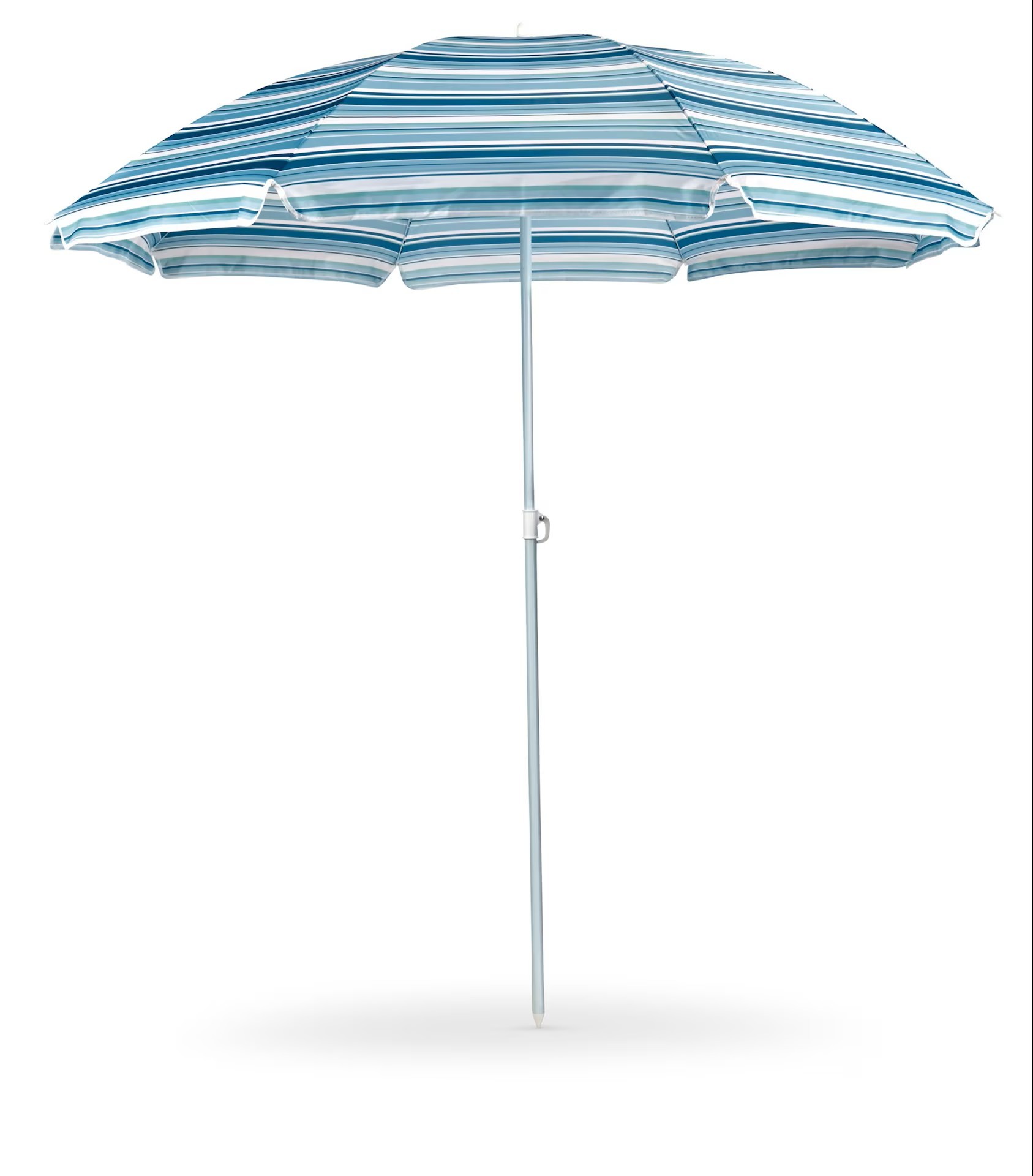 Purple beach umbrella