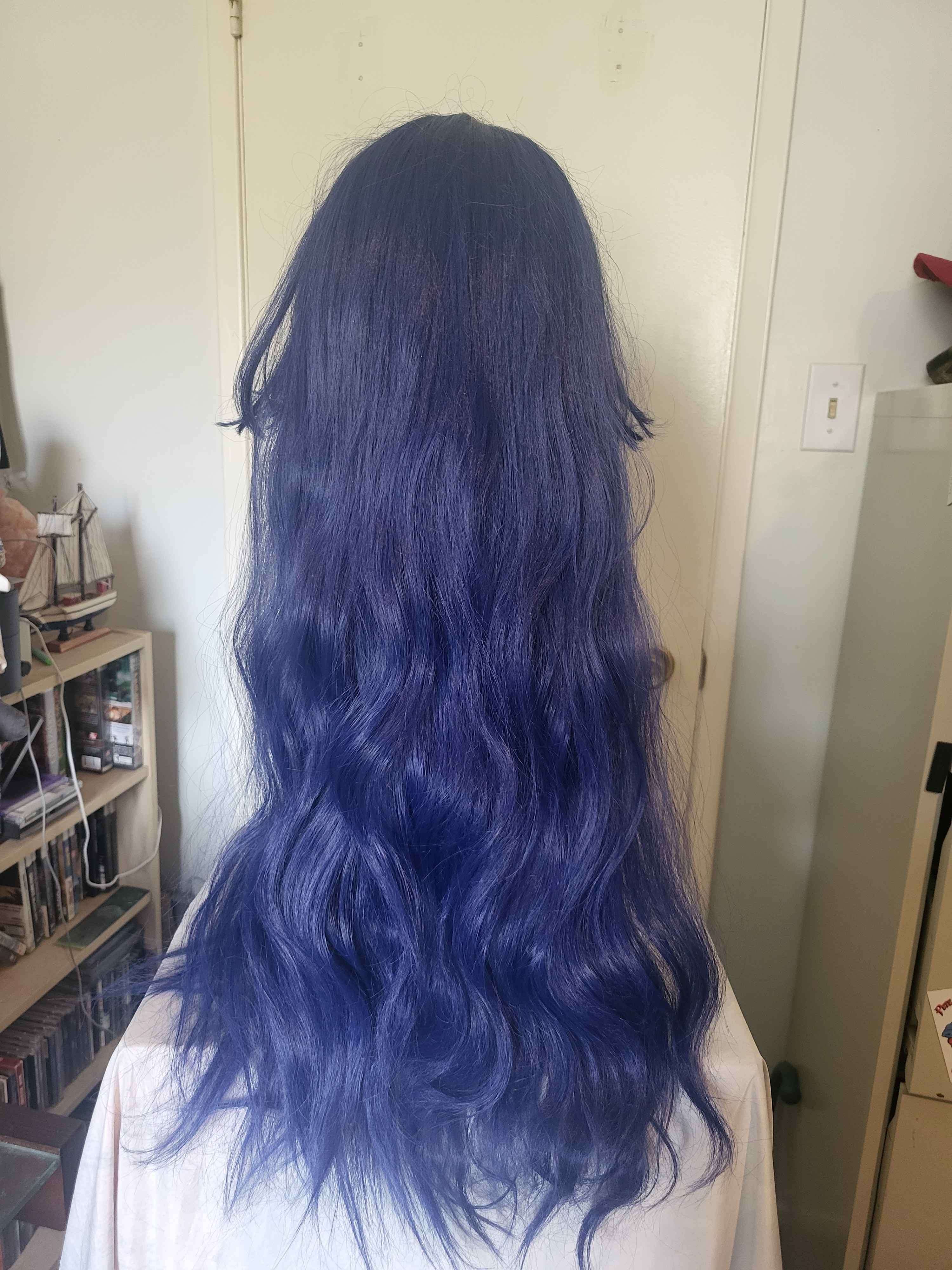 Yohane - Yoshiko Tsuchima Navy Wig w/ Bun clip - photo 3