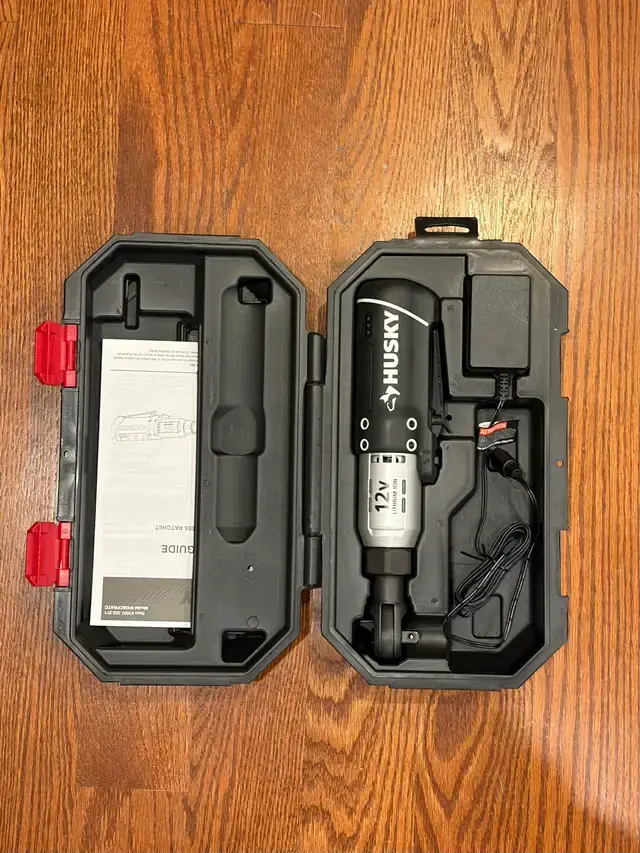 Husky 12V Cordless 3/8” Ratchet Kit + Case - photo 2