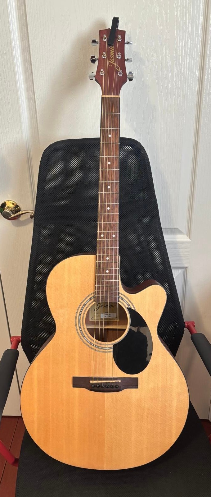 S34C Jasmine Grand Orchestra Acoustic Guitar – Natural + Capo - photo 2