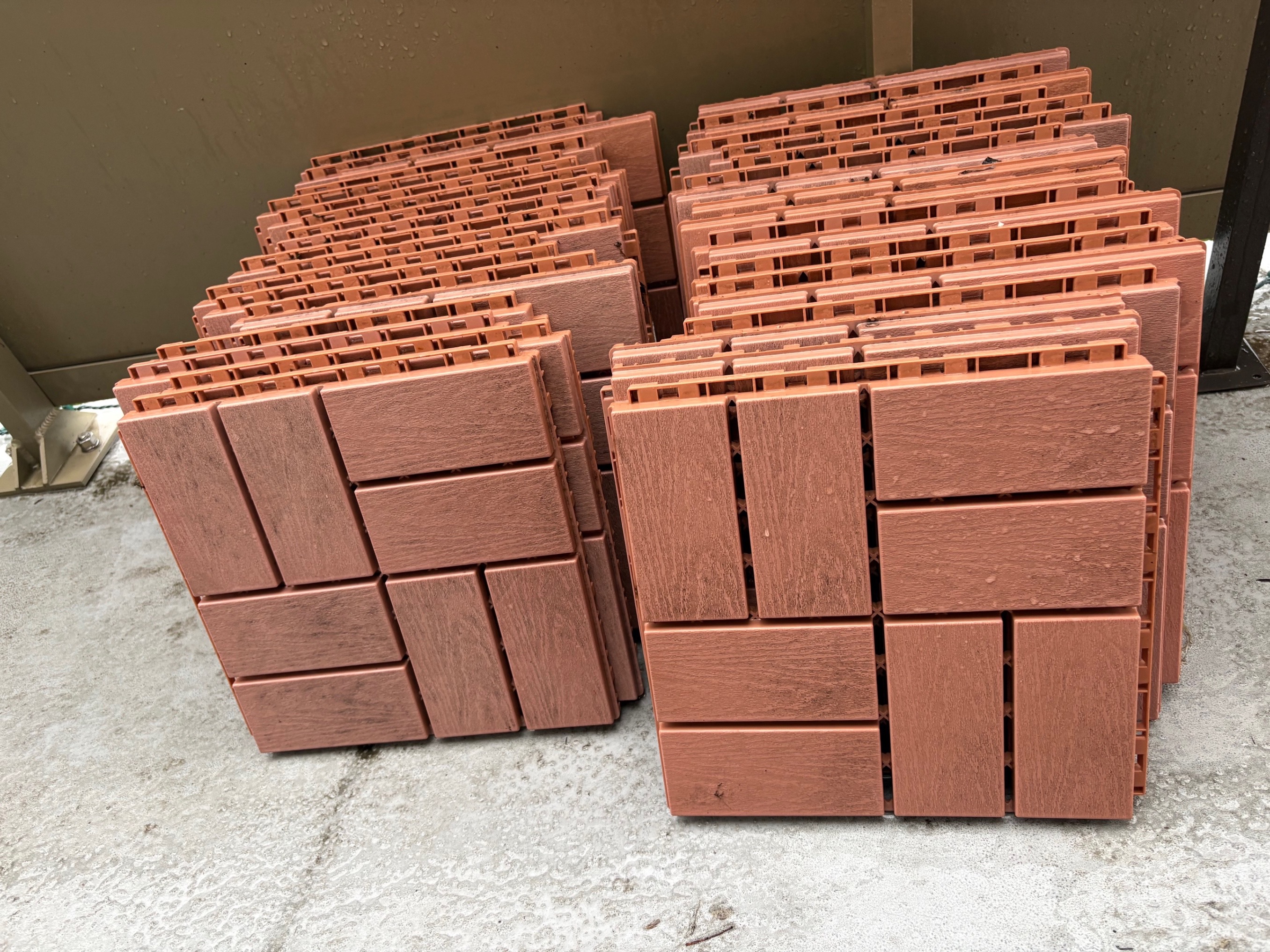 38 Interlocking Deck Tiles - Brick Look - photo 3