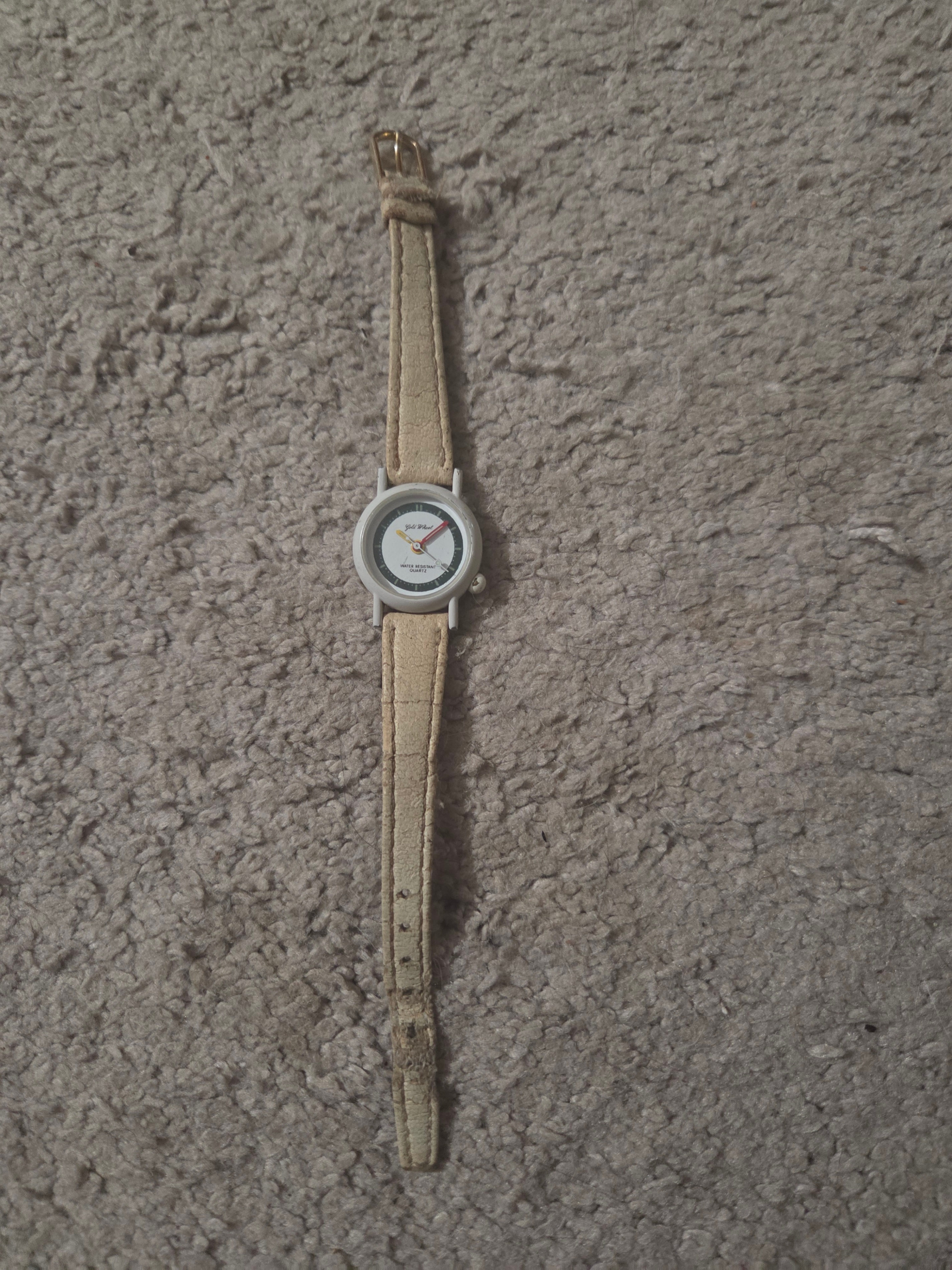Vintage "Gold Wheel" Ladies Watch (Needs Battery)