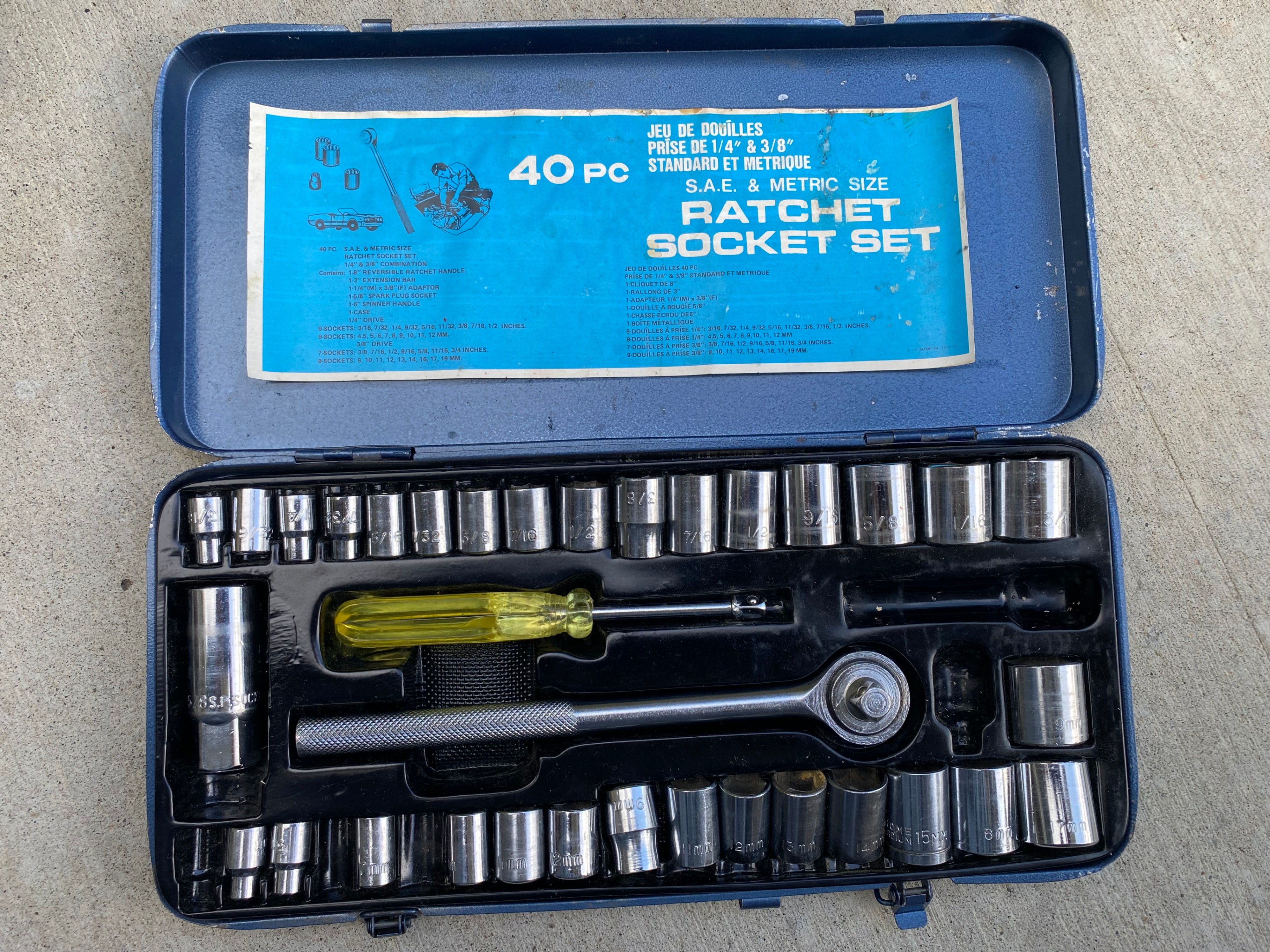 Socket Set with Drive / Ratchet / Wrench (1/4“ & 3/8“) – $15 all - photo 4