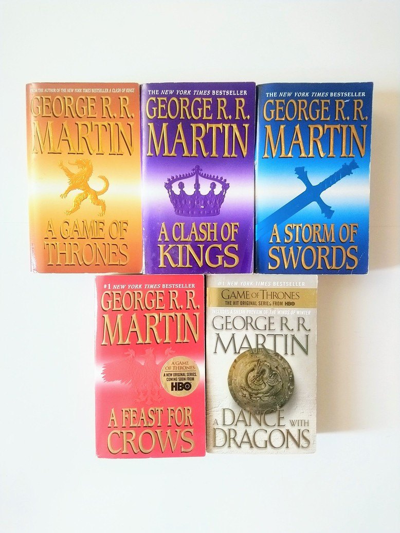 A Game of Thrones - George R.R. Martin books!