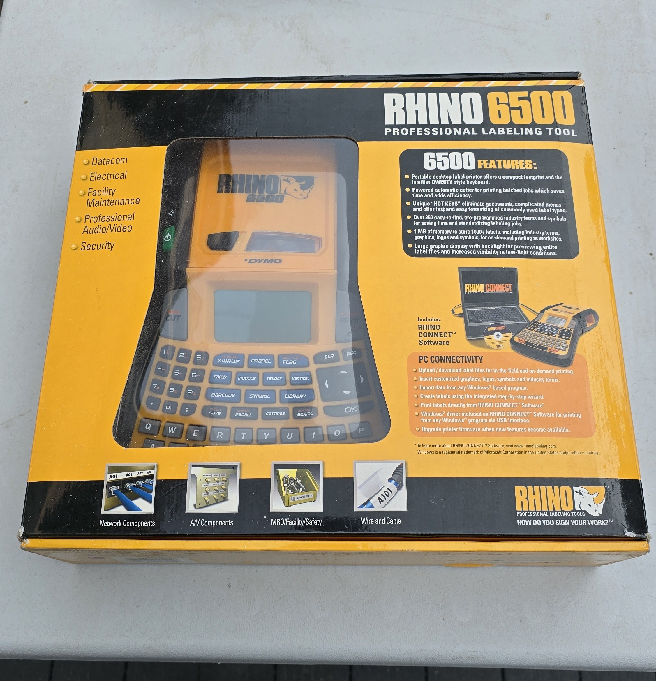 DYMO Rhino 6500 Professional Labeling Tool - photo 2