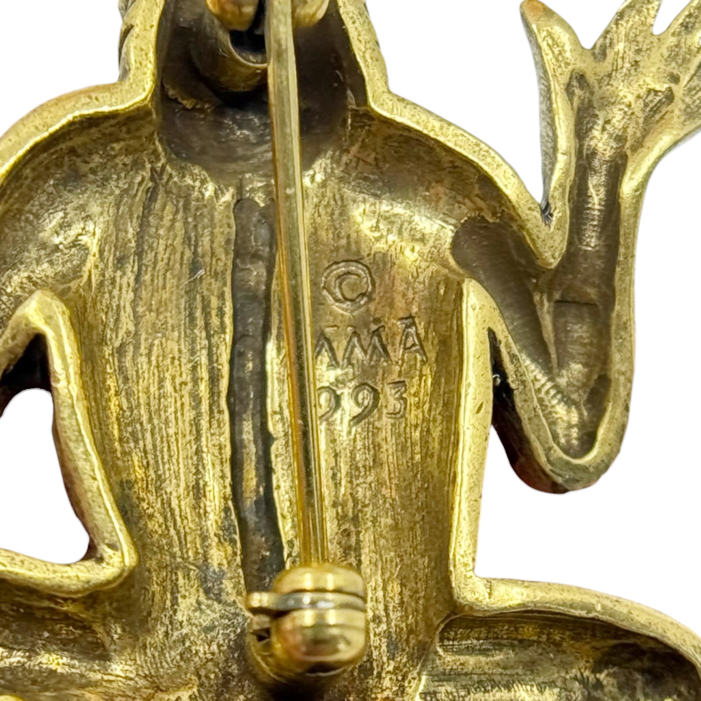 MMA Metropolitan Museum of Art Gold Egyptian Lizard God brooch - photo 5