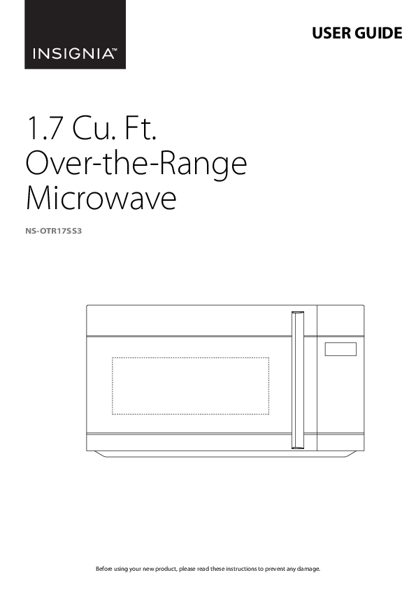 Insignia 1.7 Cu. Ft. Over-the-Range Microwave – NEW, Open Box - photo 5
