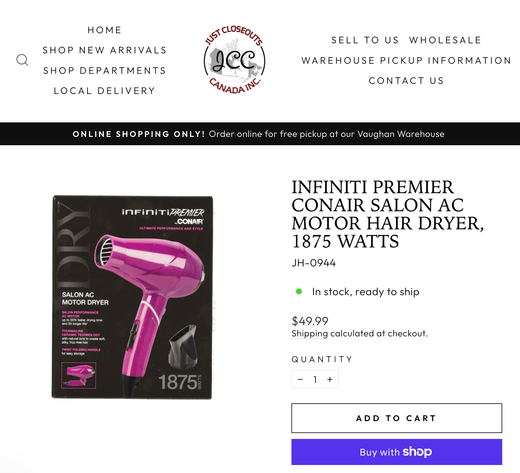 BRAND NEW Infiniti Premier Conair 1875W Salon Hair Dryer - photo 4