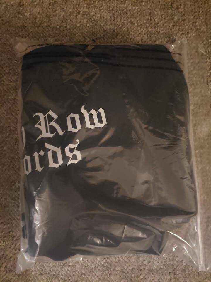 Death Row Records Gothic Chair Hoodie, Black, Deathrow. New. - photo 3