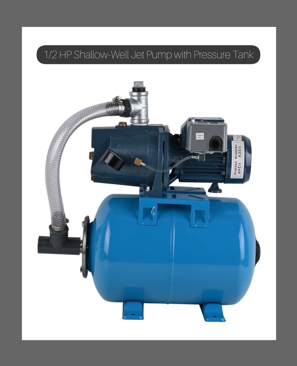 1/2 HP Well Pump with Pressure Tank