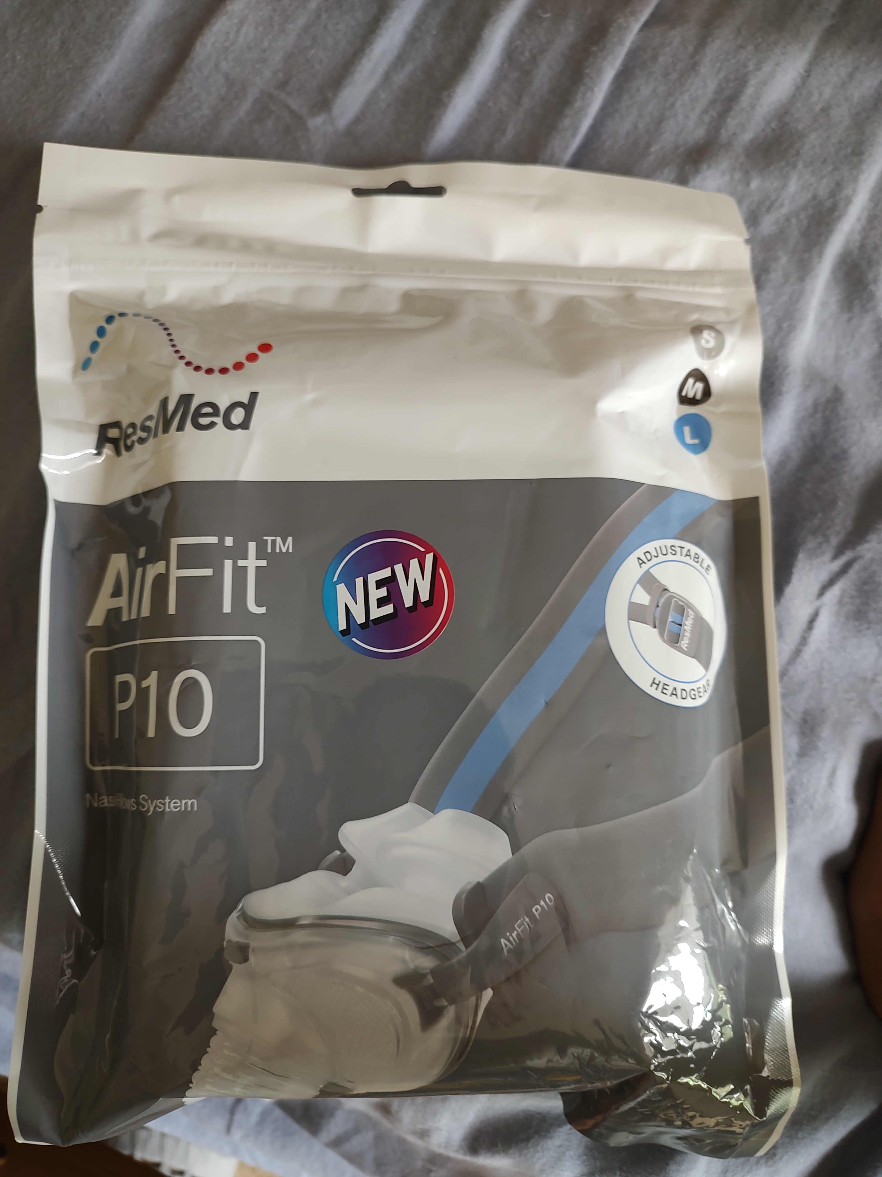 Brand New Resmed Airfit P10 cpap mask Starter Kit System