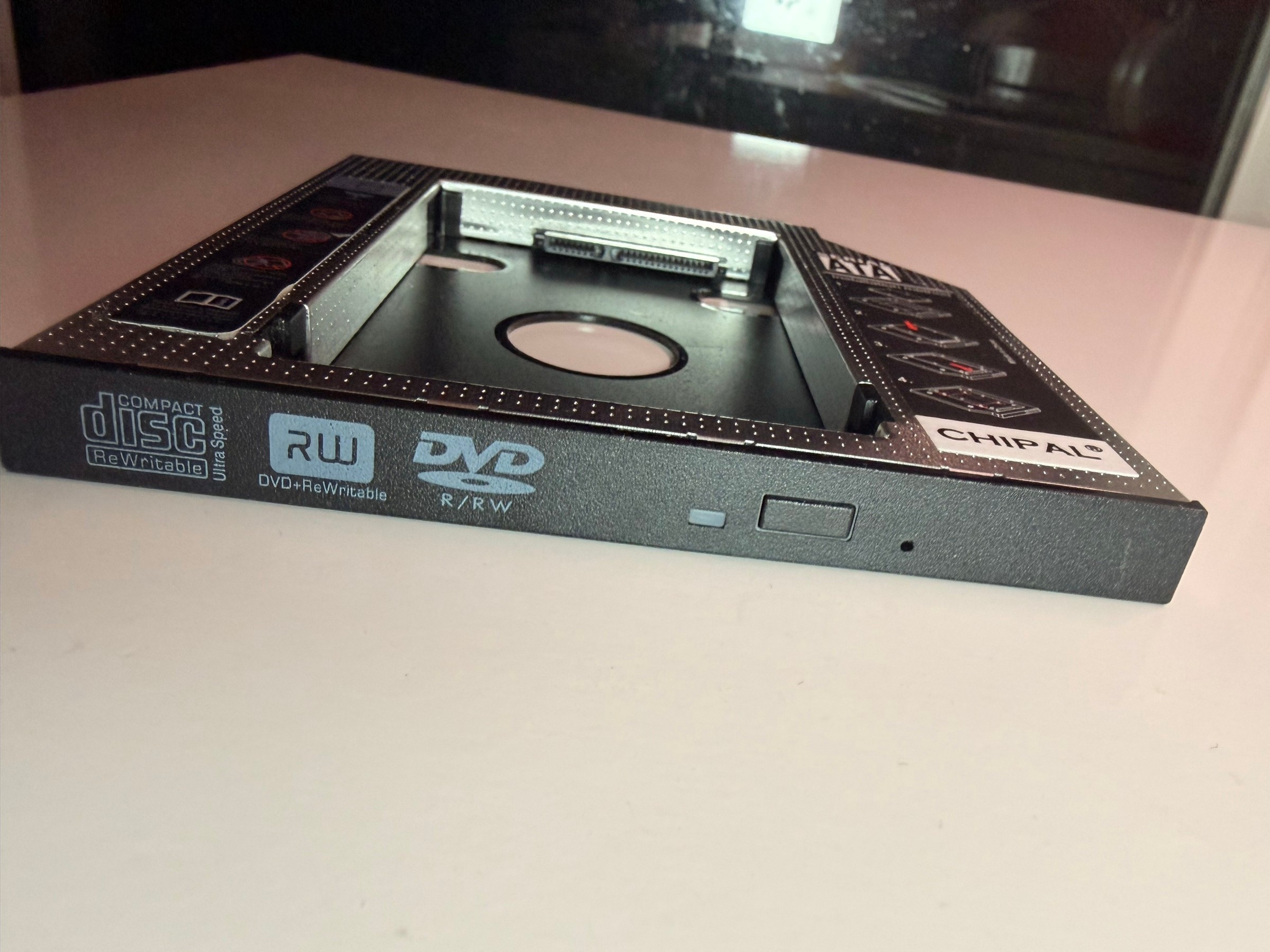 CHIPAL 2nd HDD/SSD caddy for laptop optical drive bay - photo 4