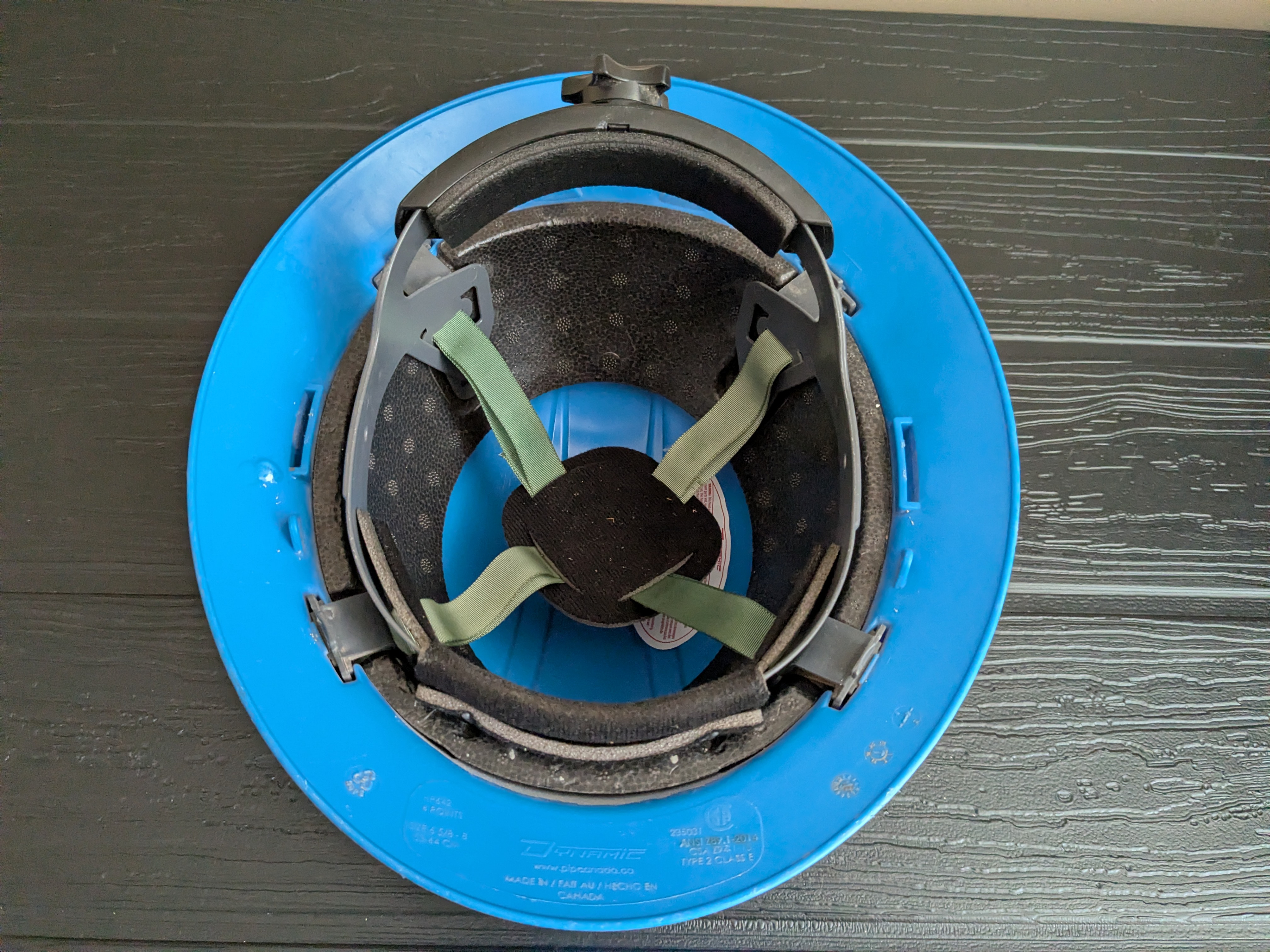 Blue Full Brim, CSA type 2 Hard hat