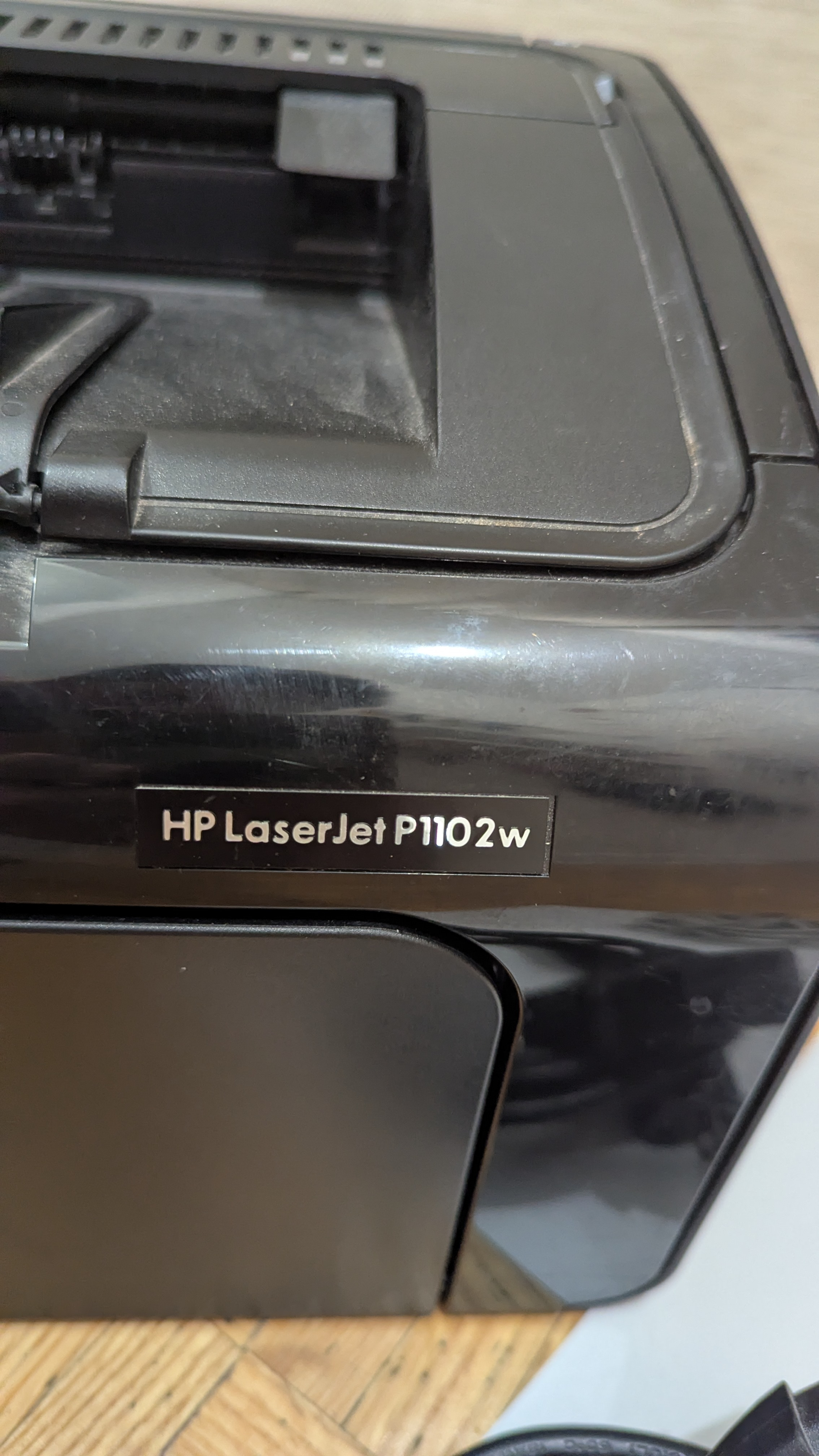 Small Portable Laser Printer HP Laser Jet P 1102w Toner life 90% - photo 4