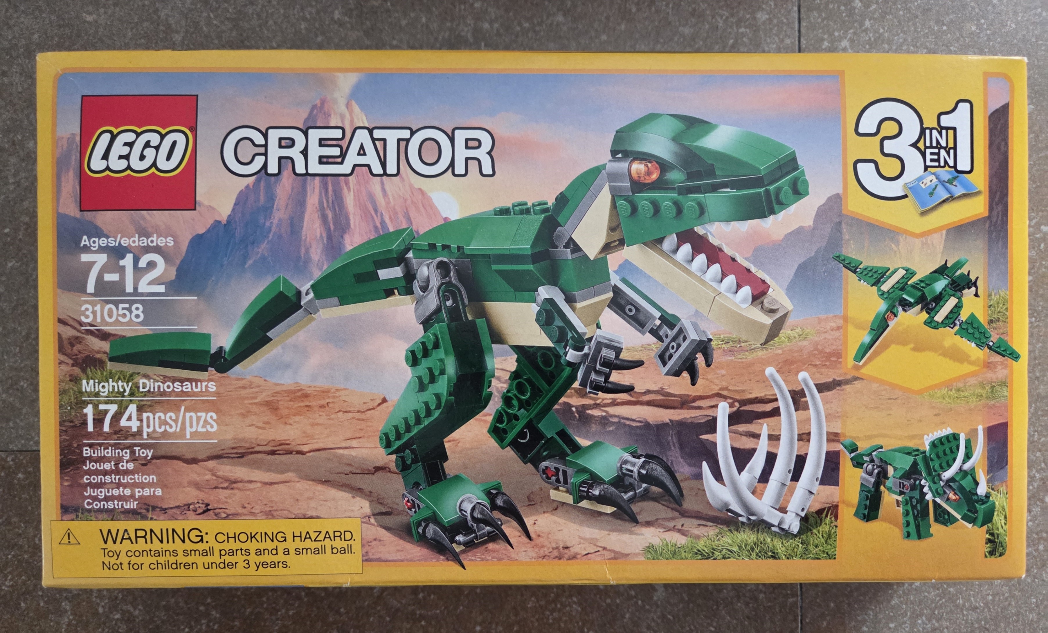 Lego CREATOR 3 in 1 - Mighty Dinosaurs 174 pcs