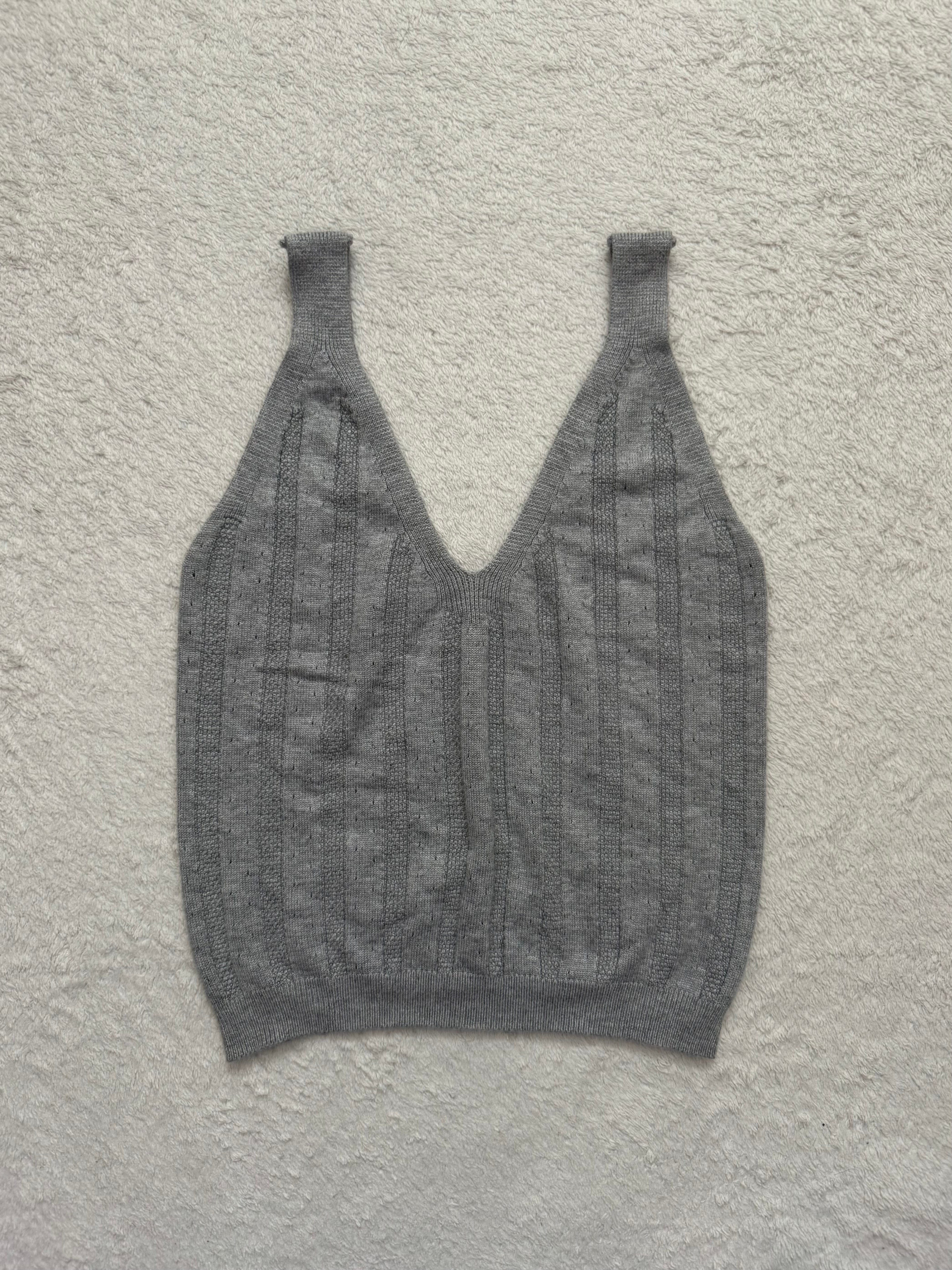 Bluenotes Knit Tank Top - Grey