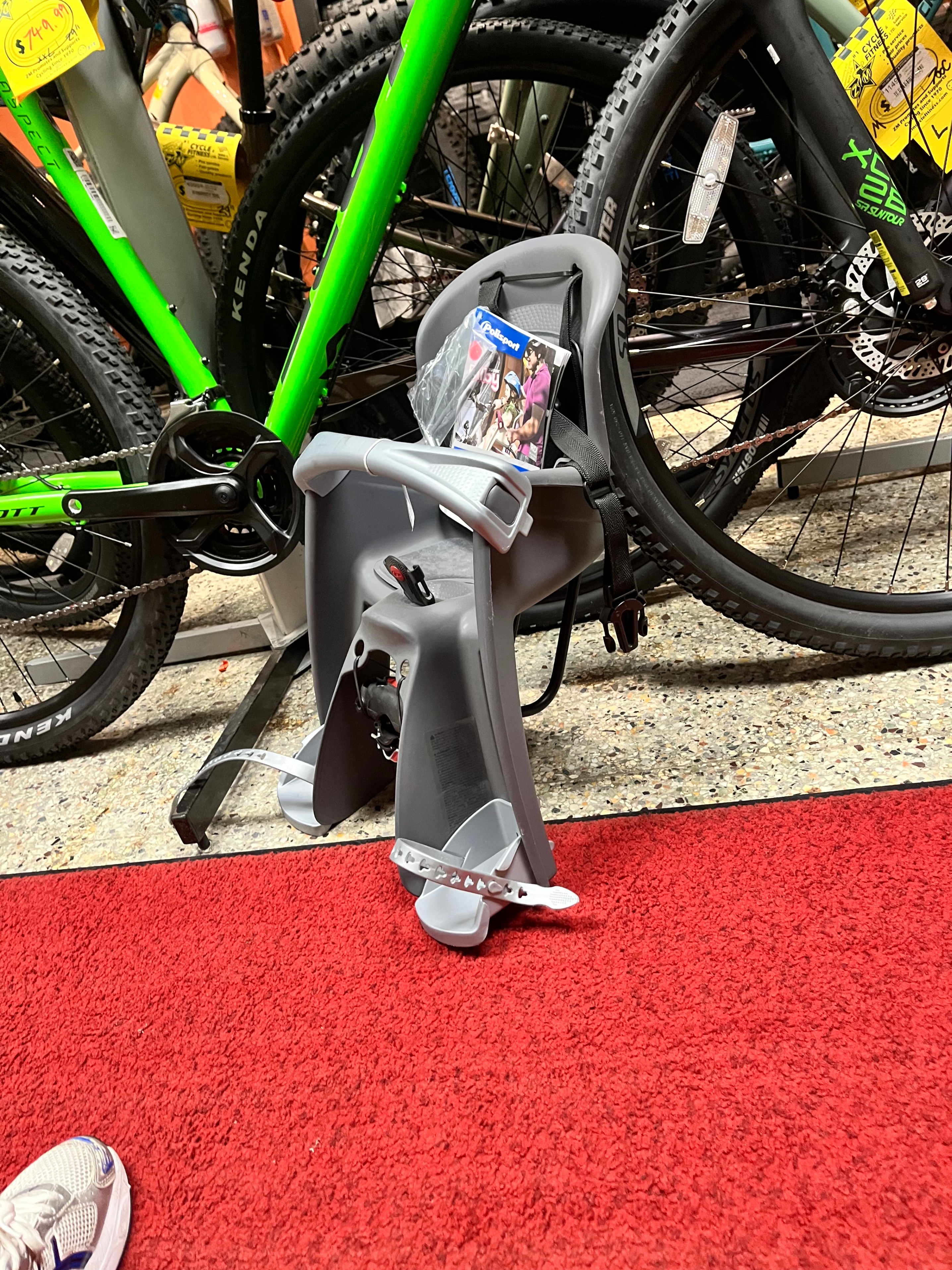 NEW Polisport Bilby Jr Baby Seat for Kids Bicycle 100$-110$/Each - photo 4