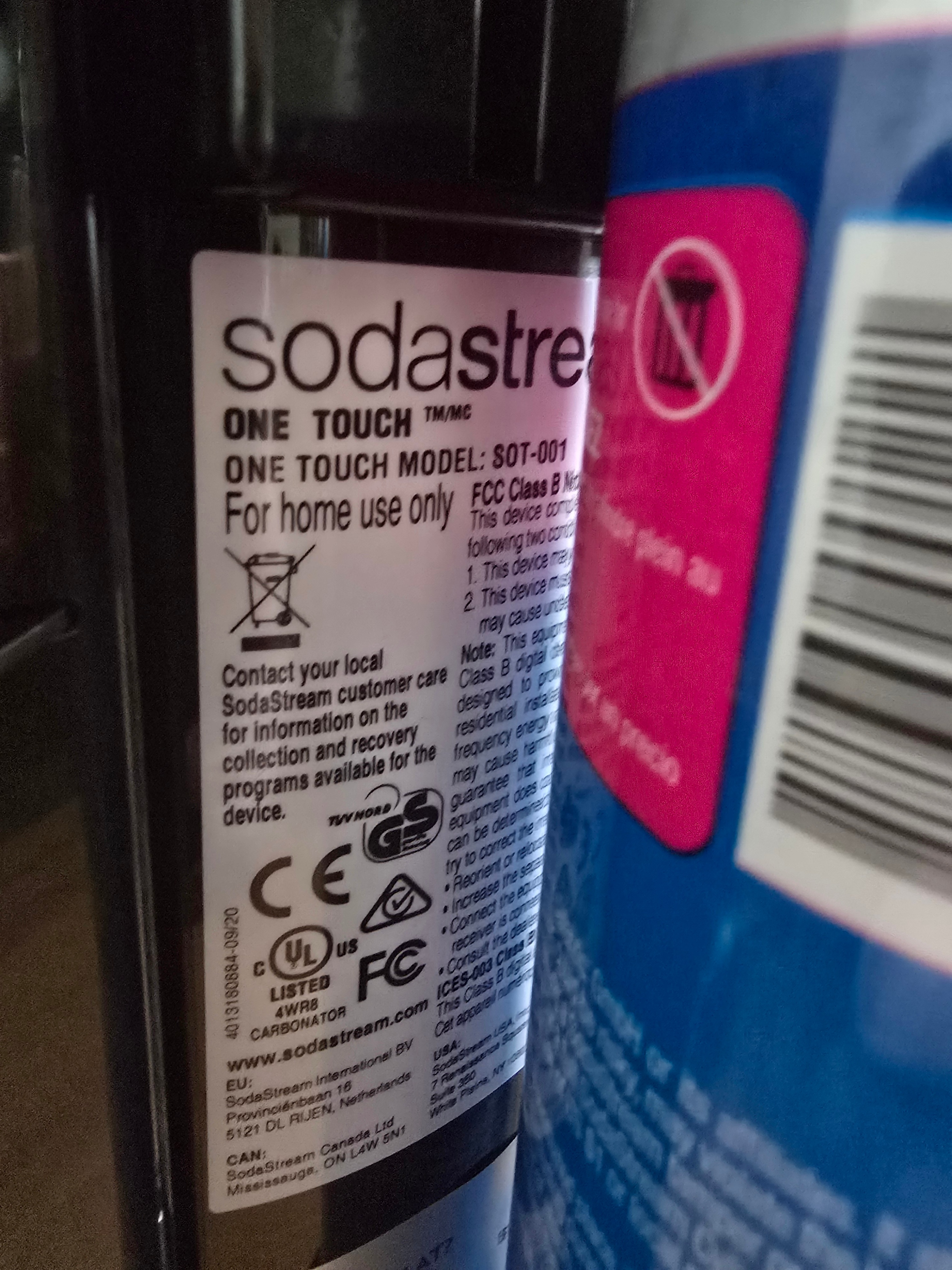 Soda Stream Model S0T-001 Automatic Black color - photo 2