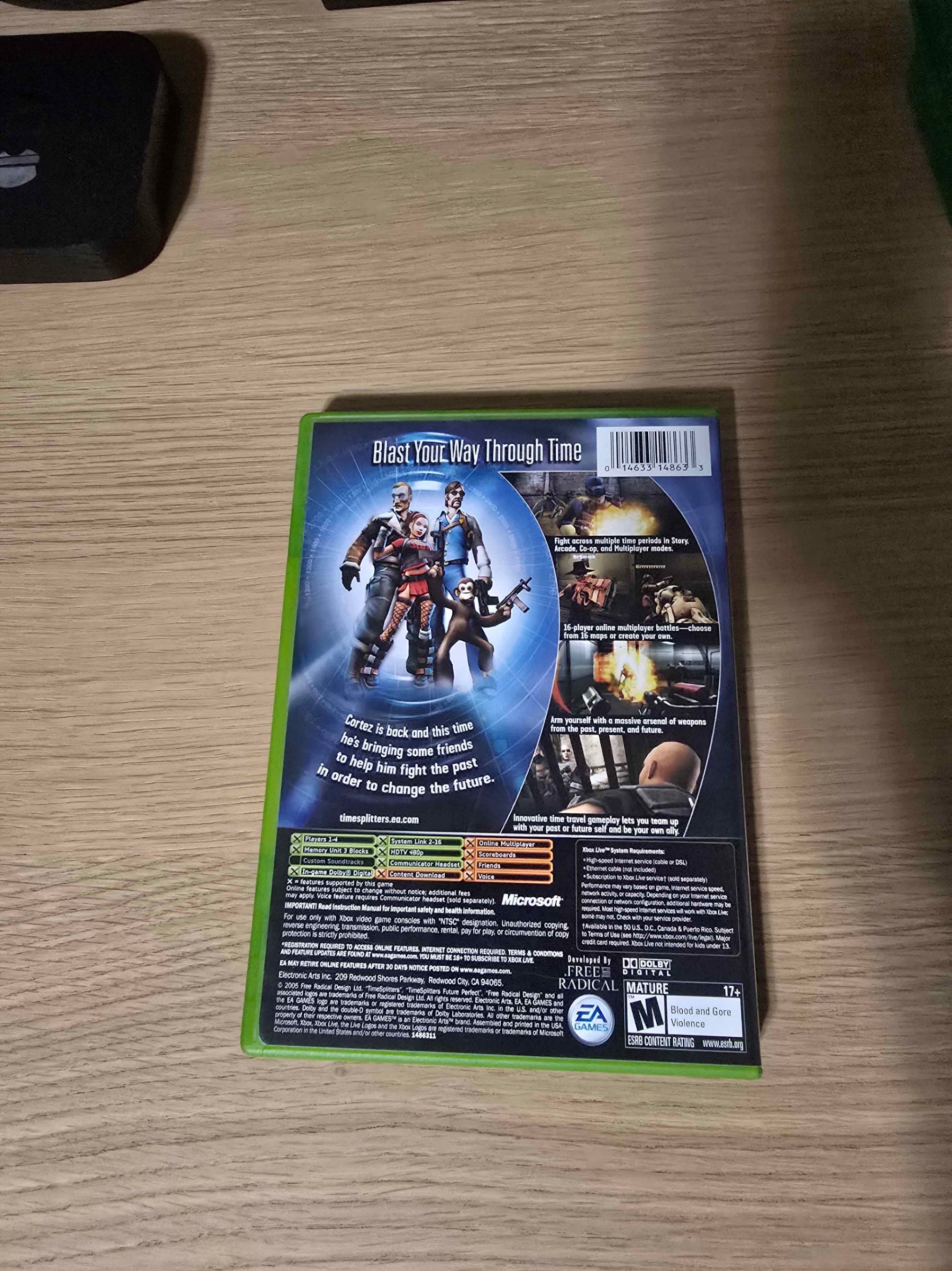 TimeSplitters: Future Perfect Original Xbox (CIB) - photo 2