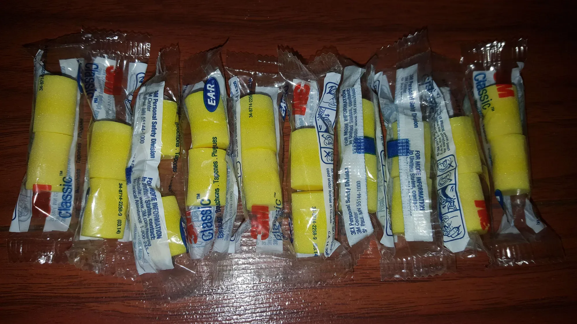 brand new in package foam ear plugs