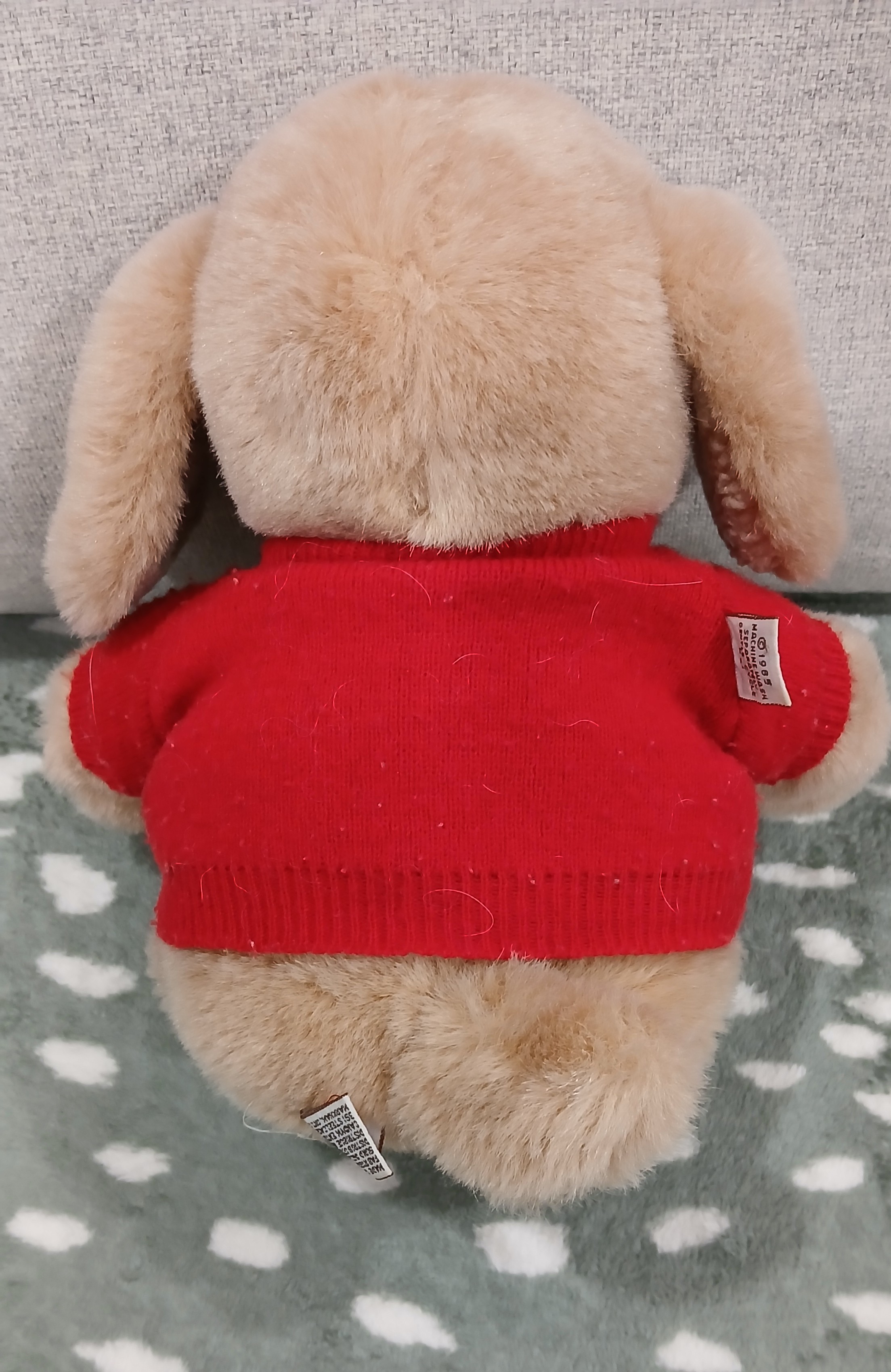 Vintage 1985 Gund Tender Puppy Plush, 12in. - photo 2