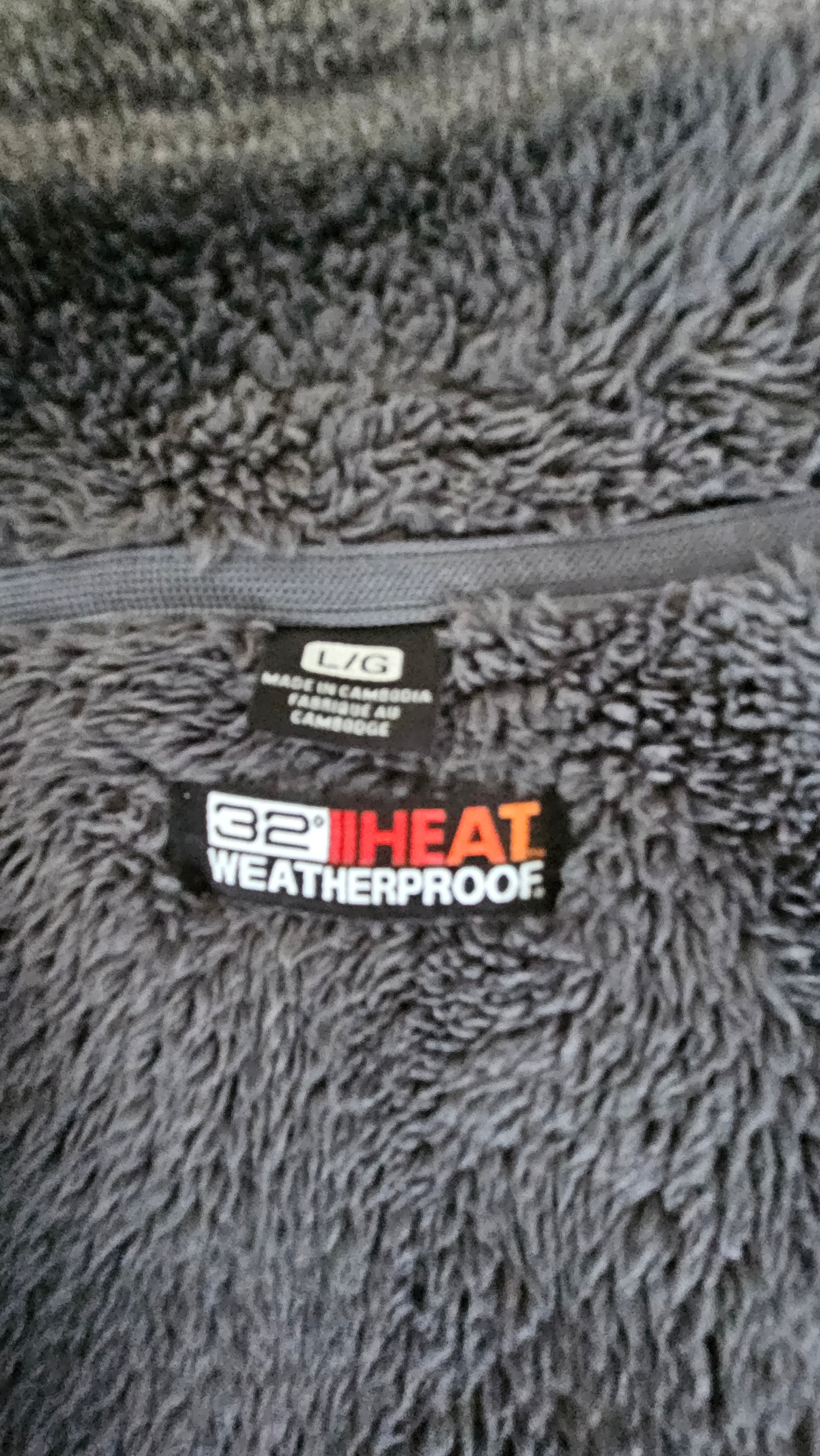 BRAND NEW MEN'S ZIP UP FLEECE JACKET (LARGE - GREY) - photo 2