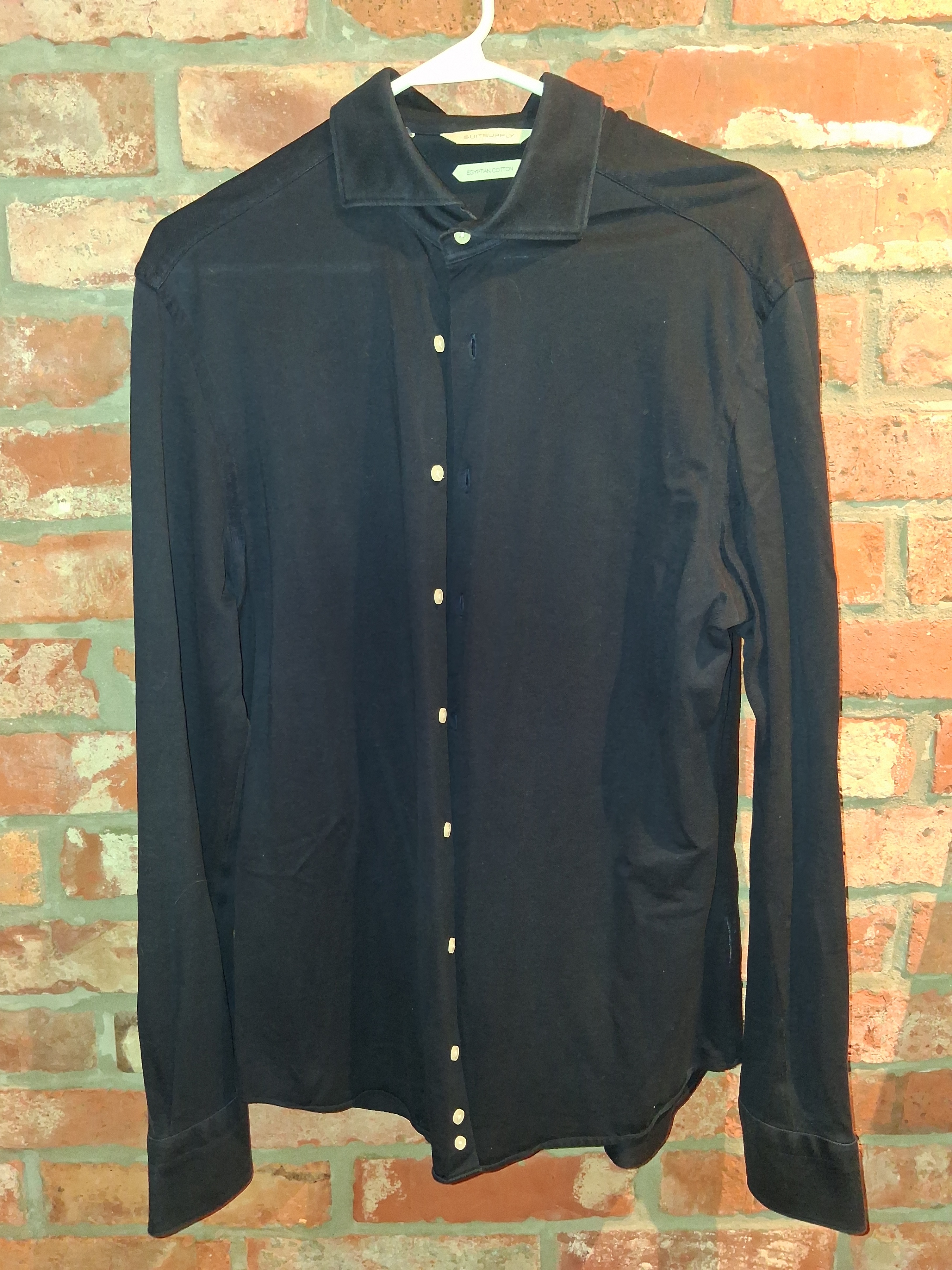 SUITSUPPLY Navy Button-Up Shirt - photo 2