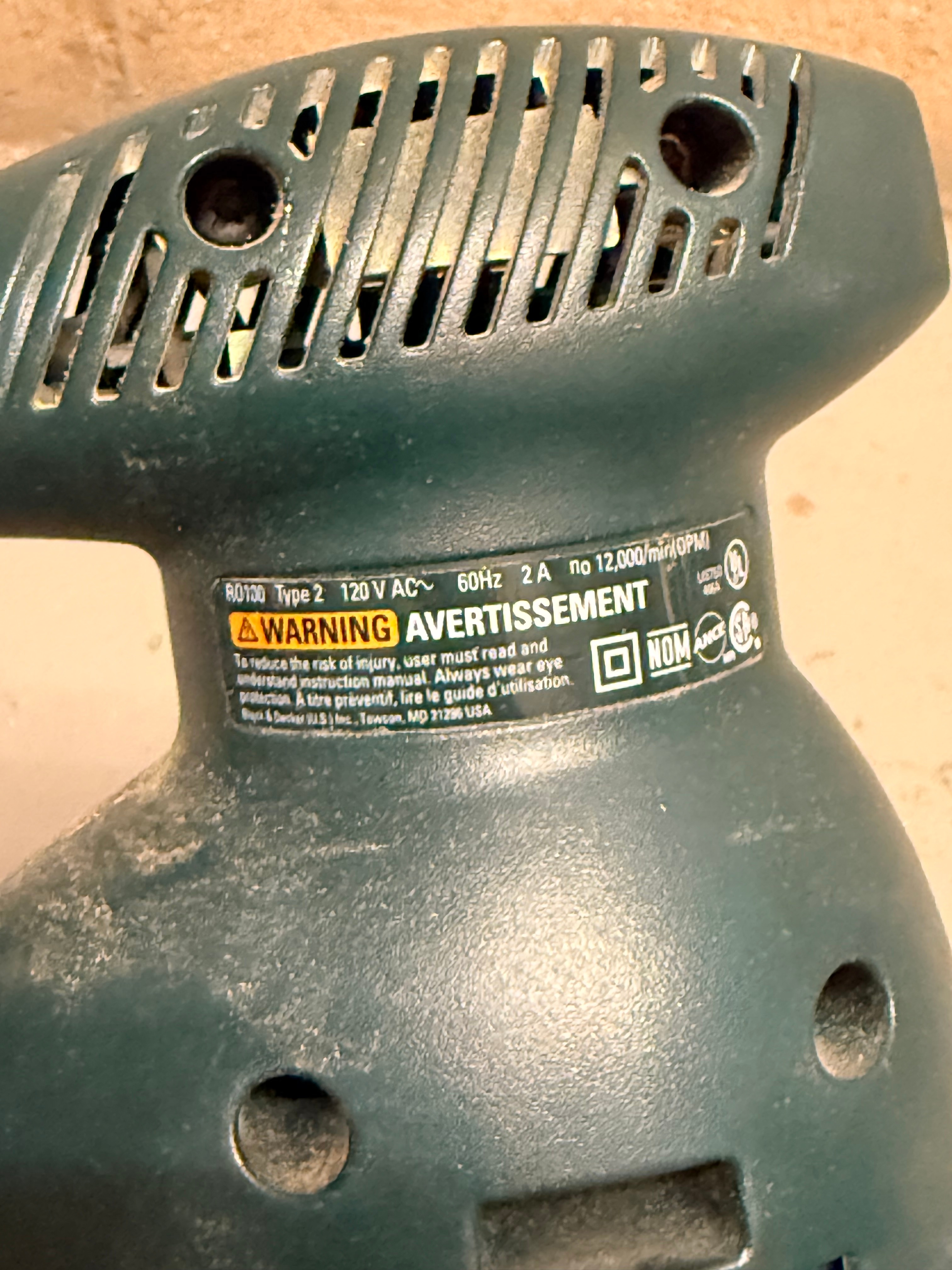 Black & Decker Random Orbit Sander - photo 3